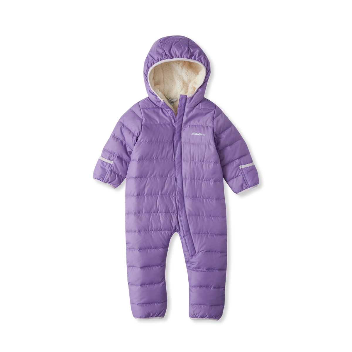 Infant Down Snowsuit-English Lavender-7
