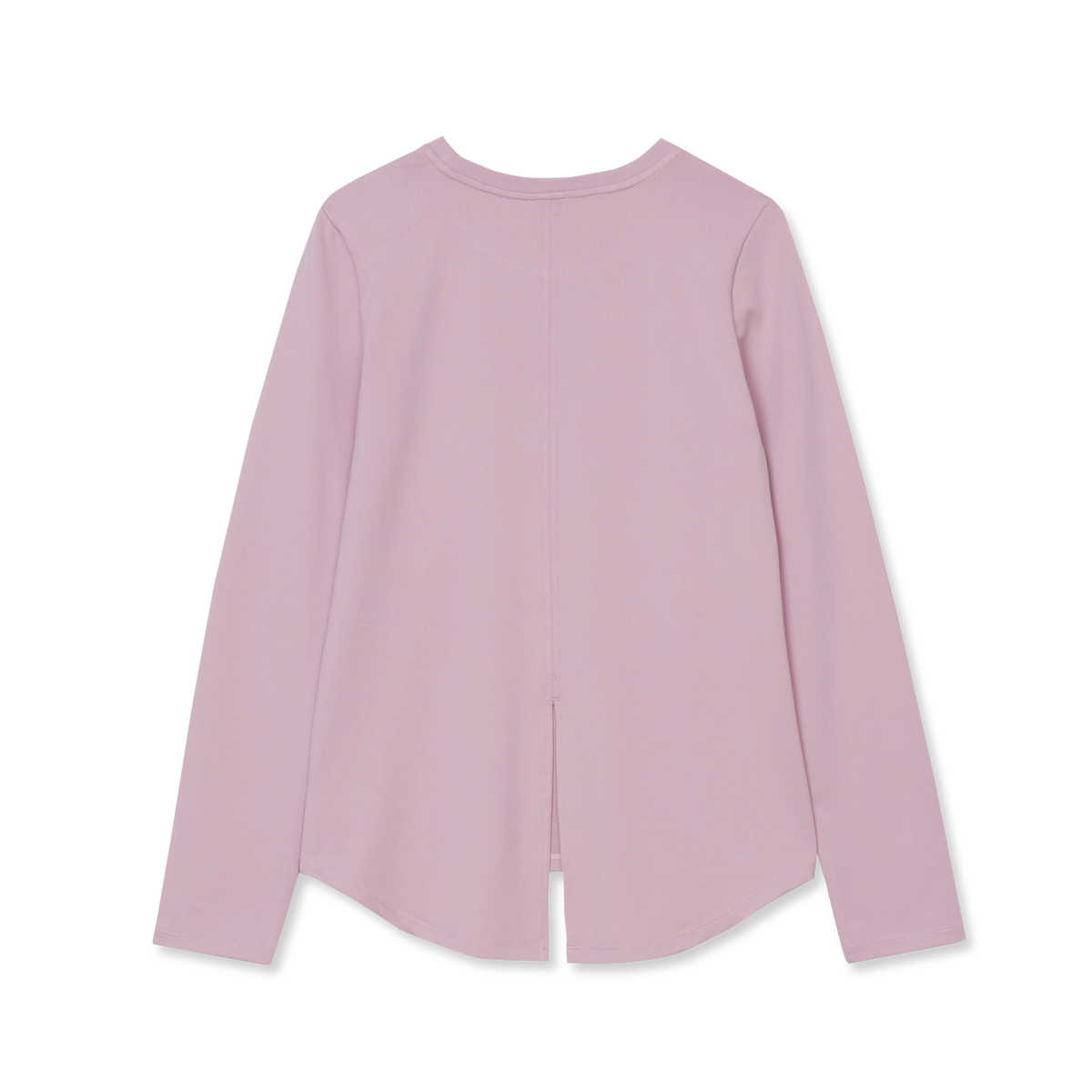 Girls' Back-Vent Active Top-Dawn Pink-2