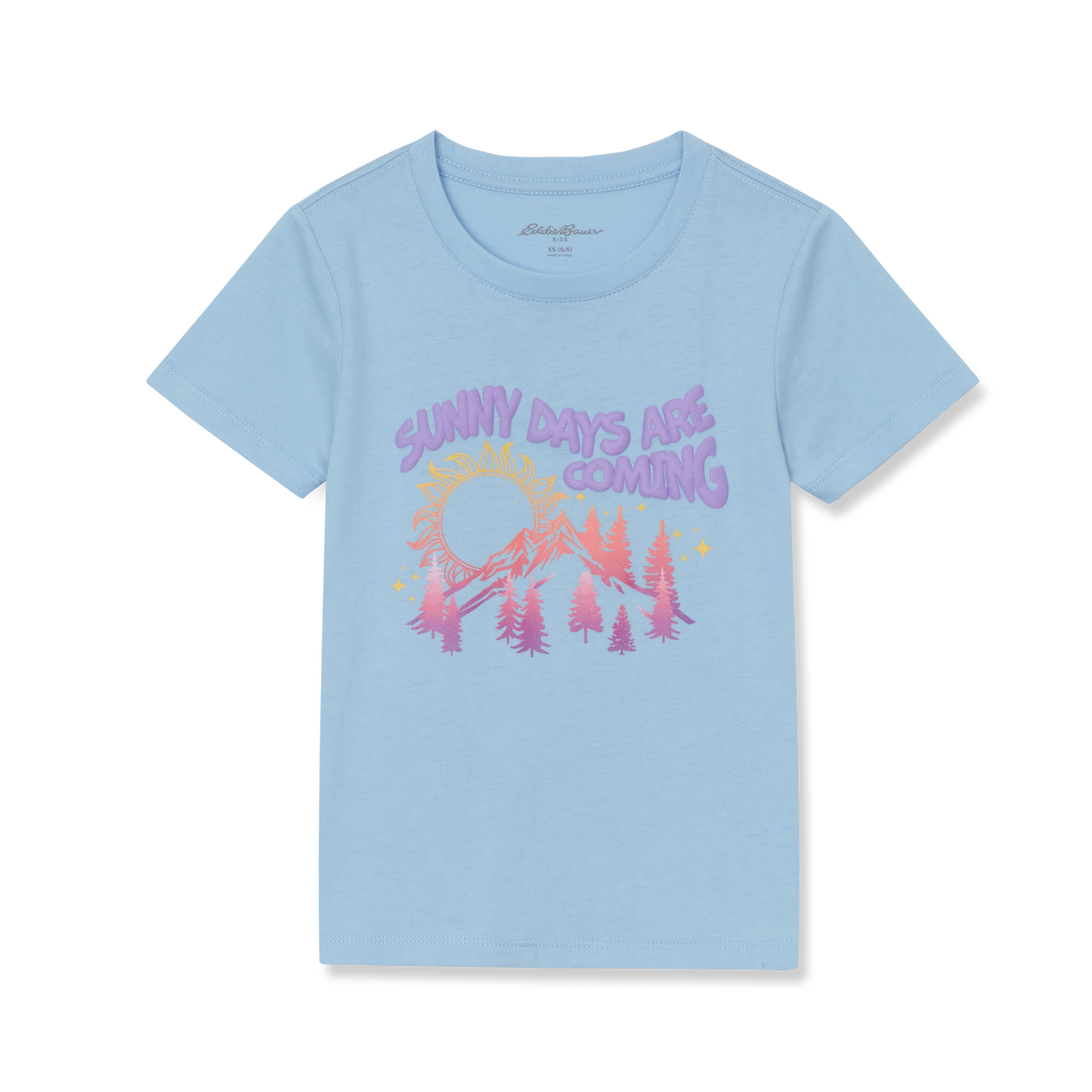 Girls' Short-Sleeve Graphic Tee-Blue Bell-4