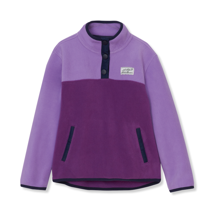 Girls' Polarfleece Quarter-Snap Pullover