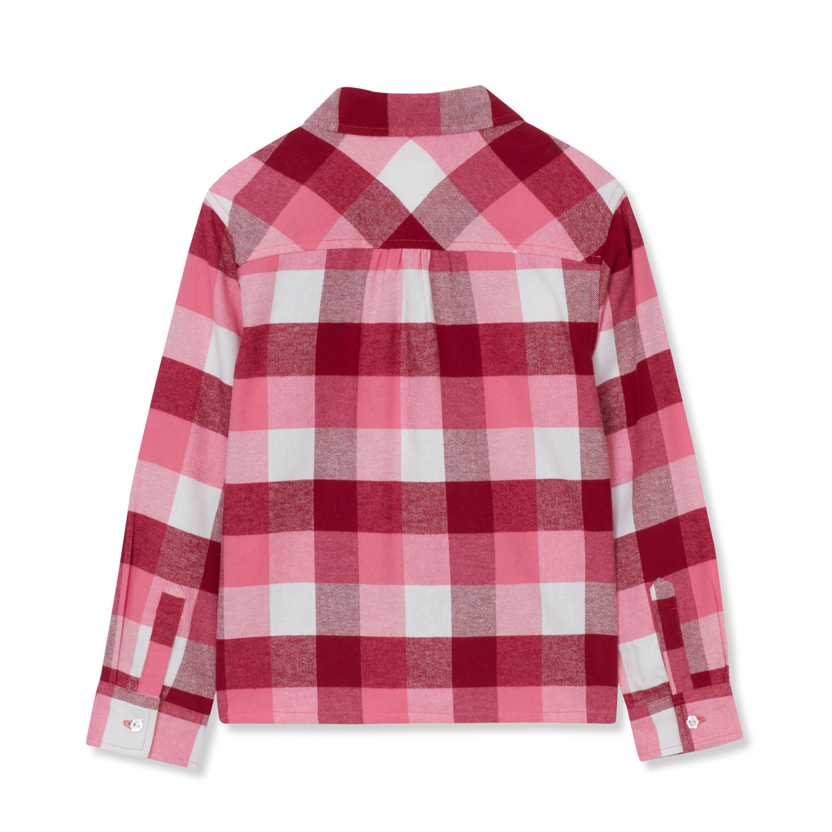 Girls' Favorite Flannel Shirt-Azalea Pink-2