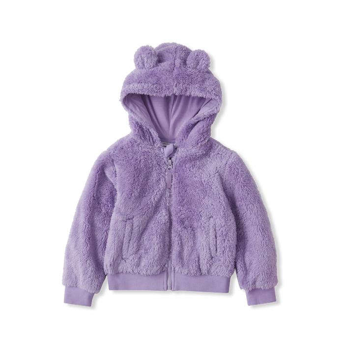 Toddler Hooded Quest Plush Fleece Jacket with Ears