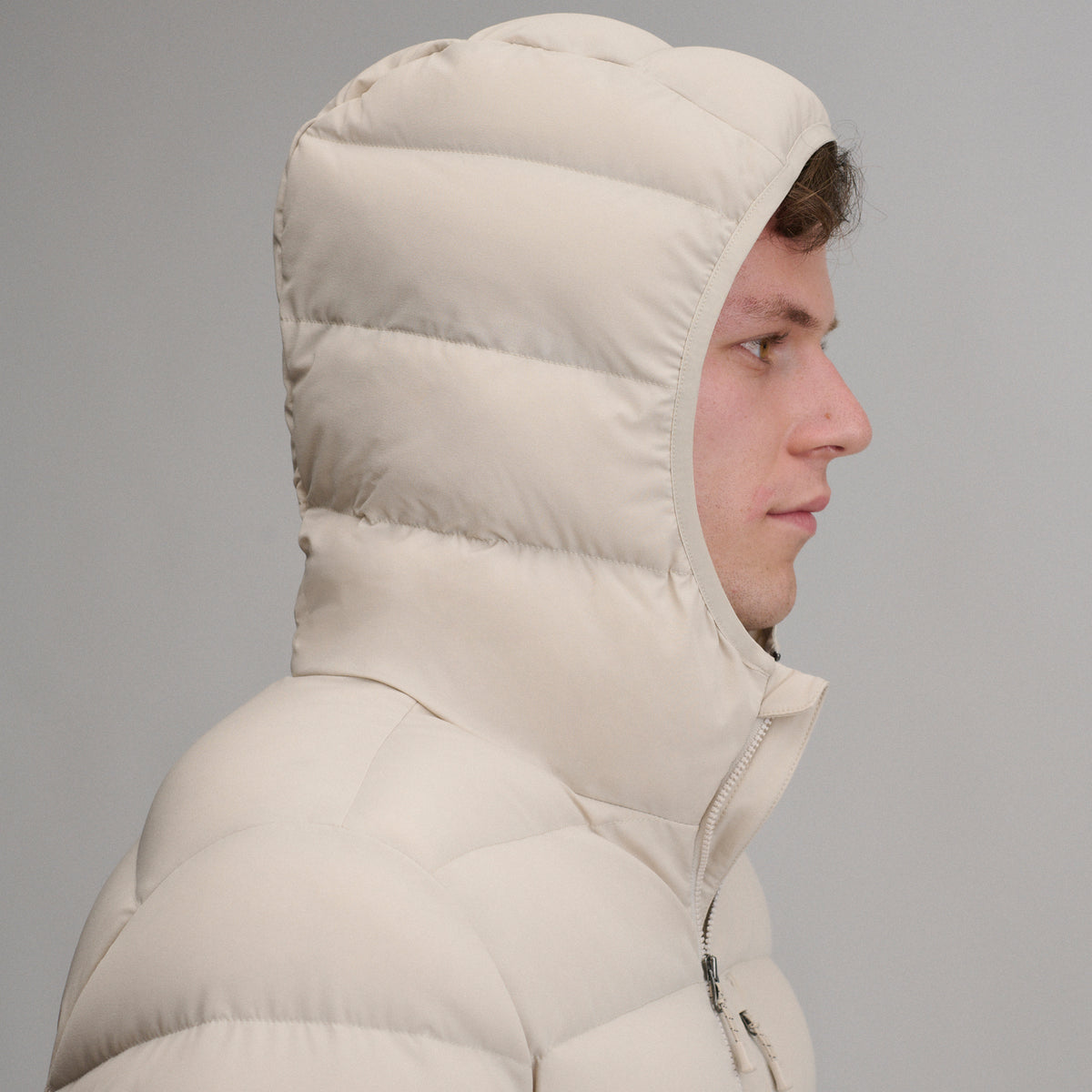 EB Stretch Down Hooded Jacket-Jute-14