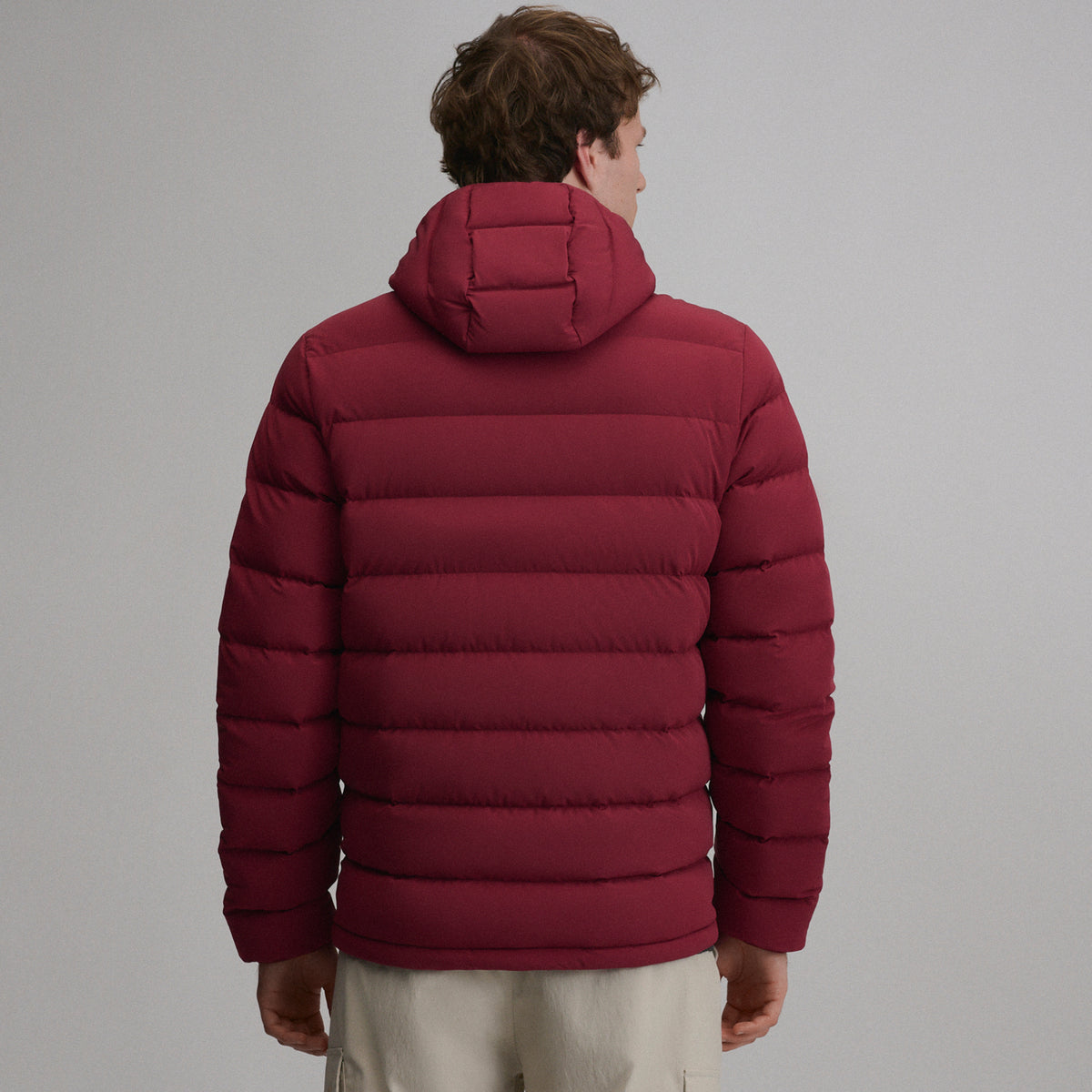 EB Stretch Down Hooded Jacket-Blossom-17