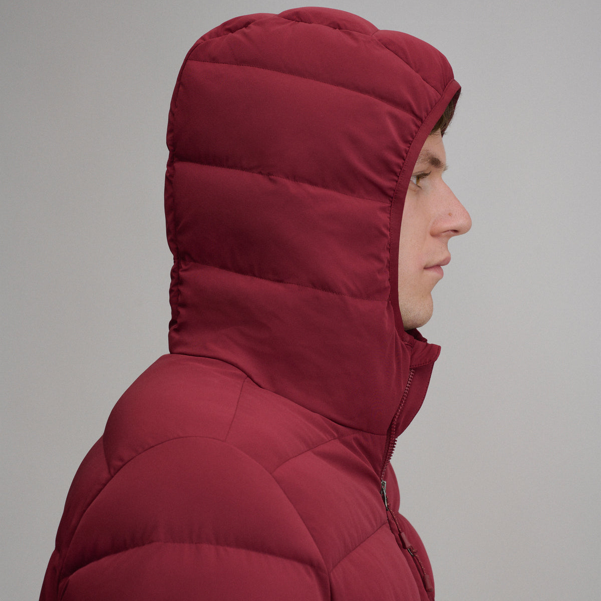 EB Stretch Down Hooded Jacket-Blossom-19