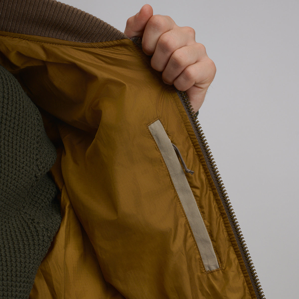 Men's 1936 Skyliner Model Down Jacket-Mushroom-3