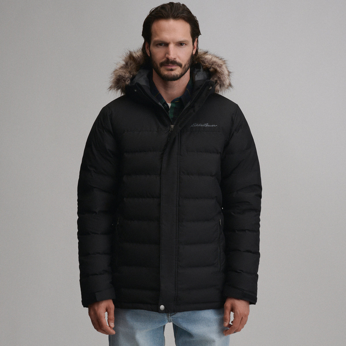 Boundary Pass Down Parka-Black-7