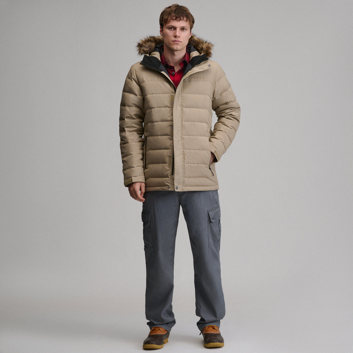 Boundary Pass Down Parka-Ltkhaki-17