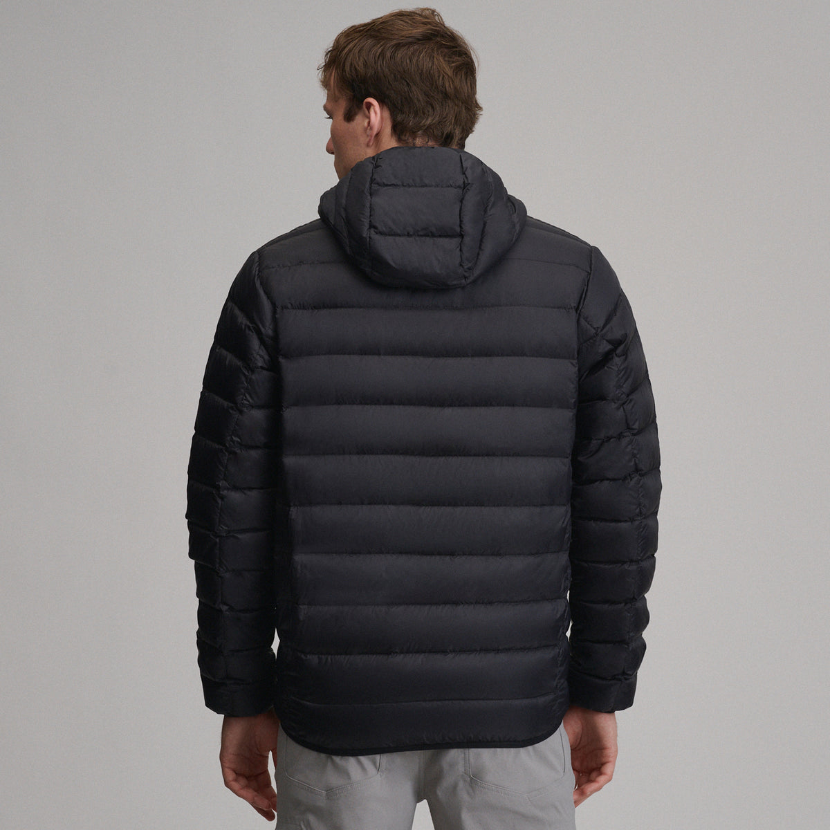 Cirruslite Down Hooded Jacket-Black-2