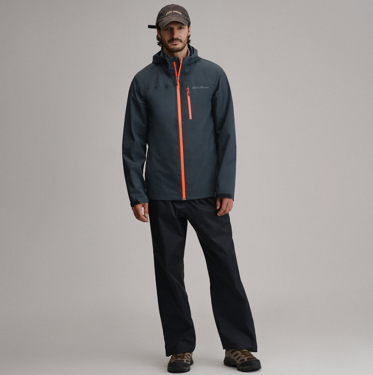 Men's Cloud Cap Waterproof Stretch Hooded Rain Jacket-Storm-22