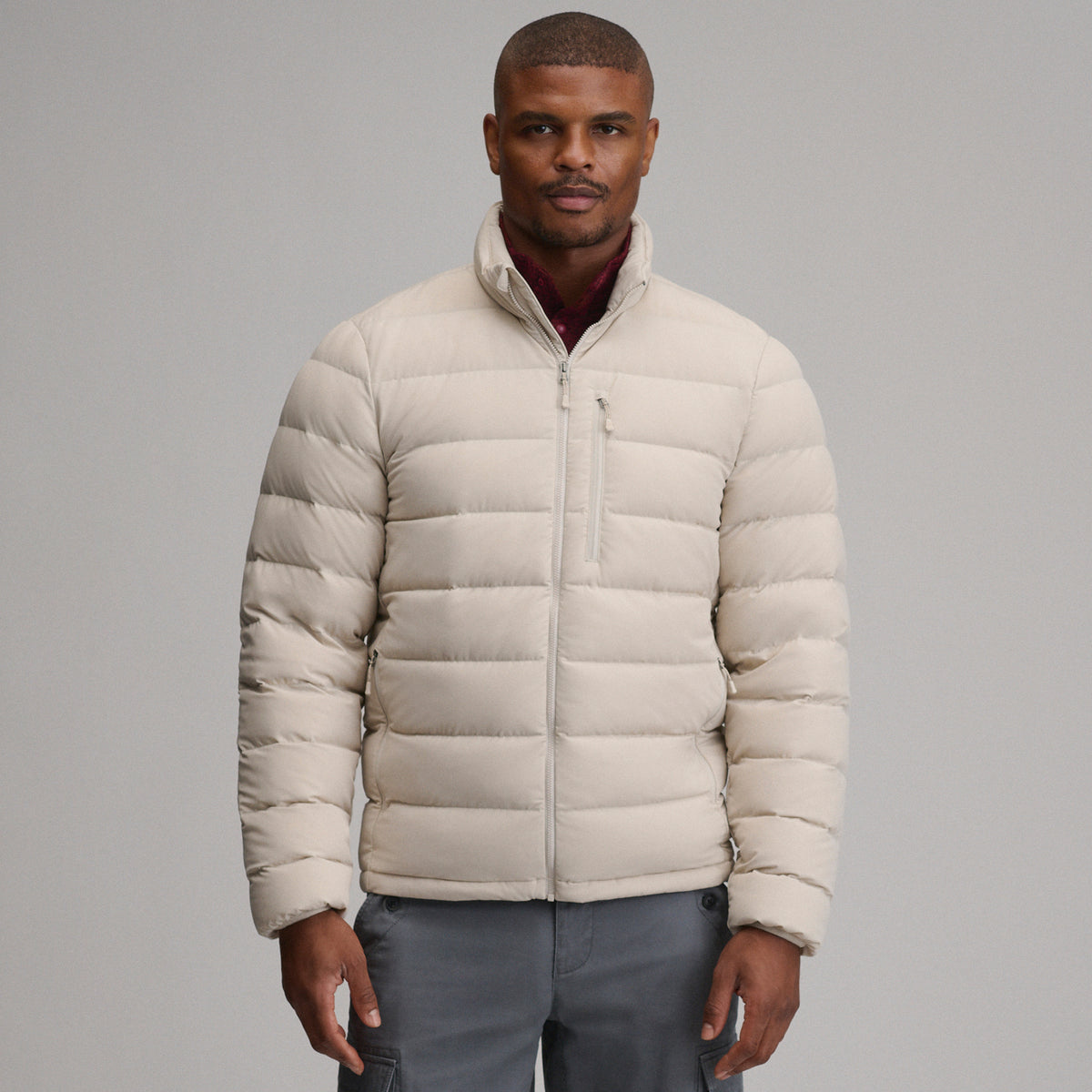EB Stretch Down Jacket-Jute-9