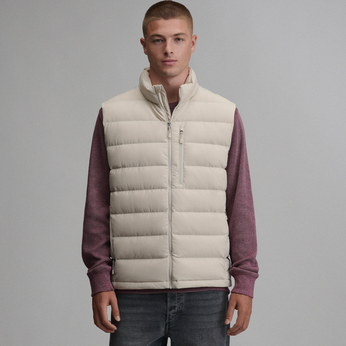 Men's EB Stretch Down Vest-Jute-11