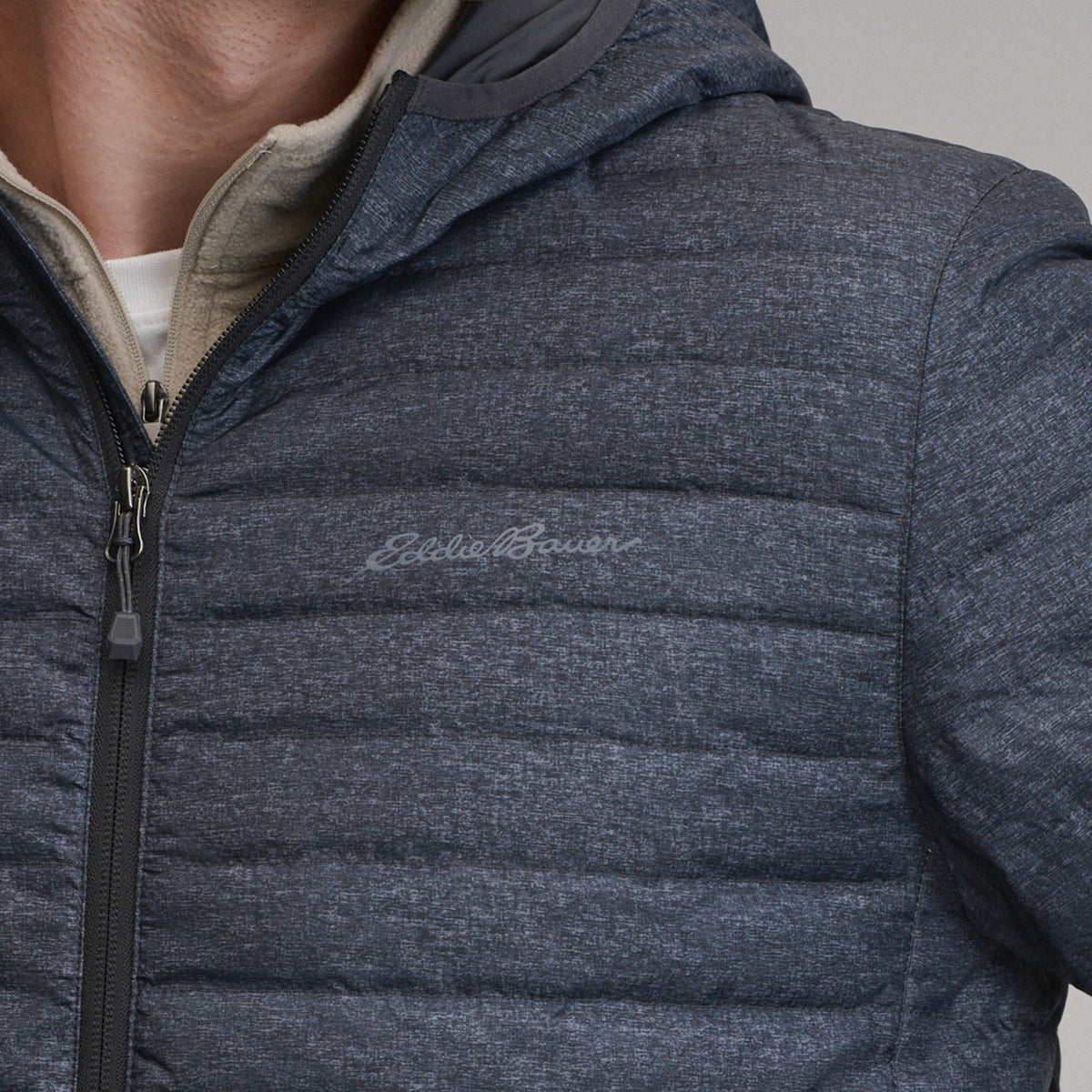 Jacket Microlight Hooded-Carbon Heather-8