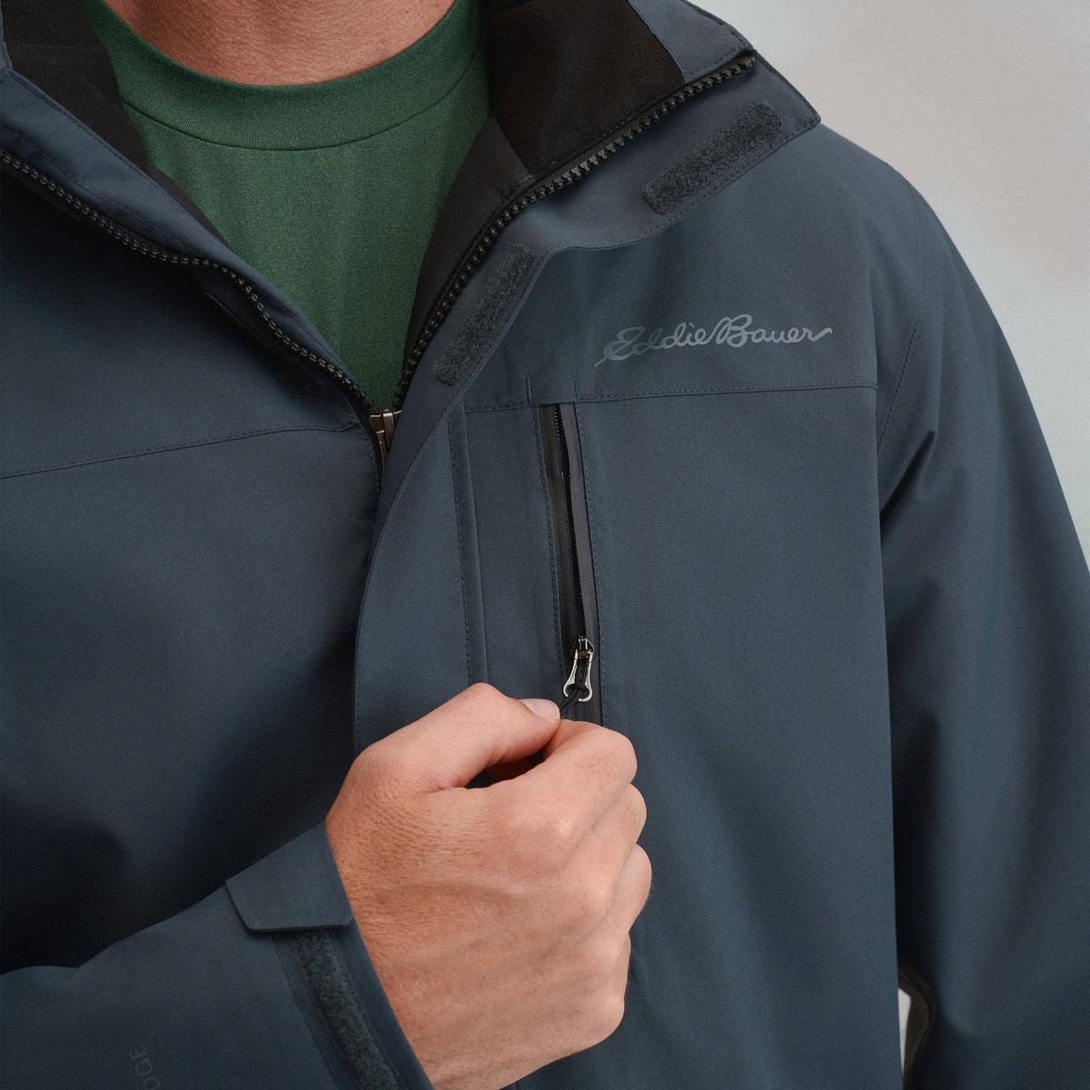 Men's Mainstay Insulated Waterproof Hooded Trench Coat-Storm-9