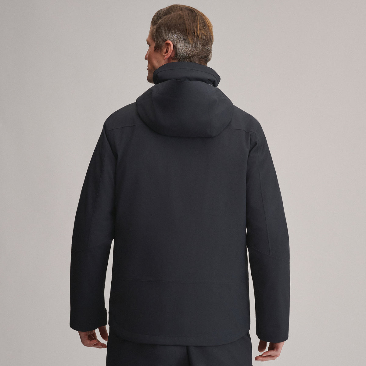 Men's Powder Search 2.0 3-In-1 Waterproof Down Ski Jacket-Black-2