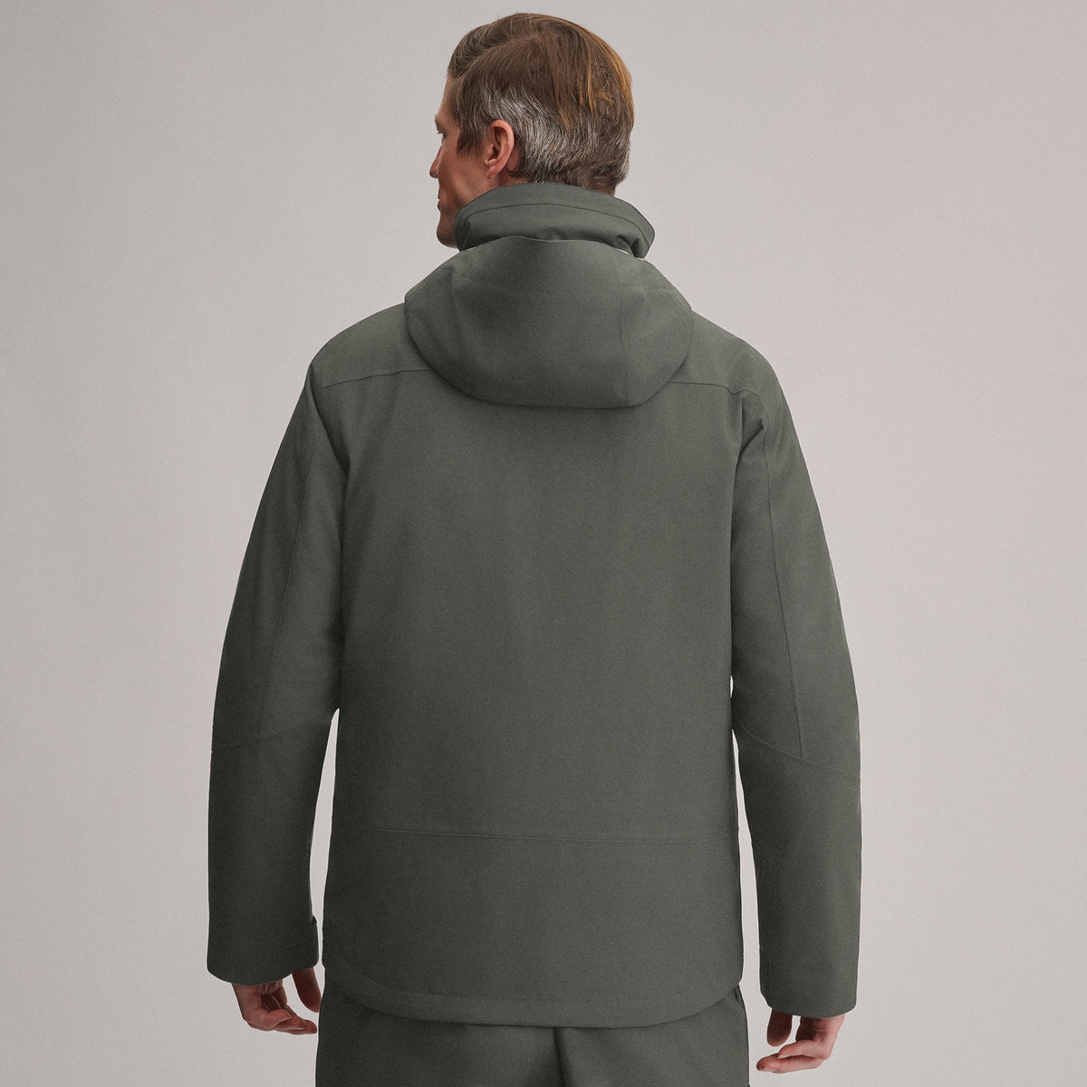 Men's Powder Search 2.0 3-In-1 Waterproof Down Ski Jacket-Carbon-2