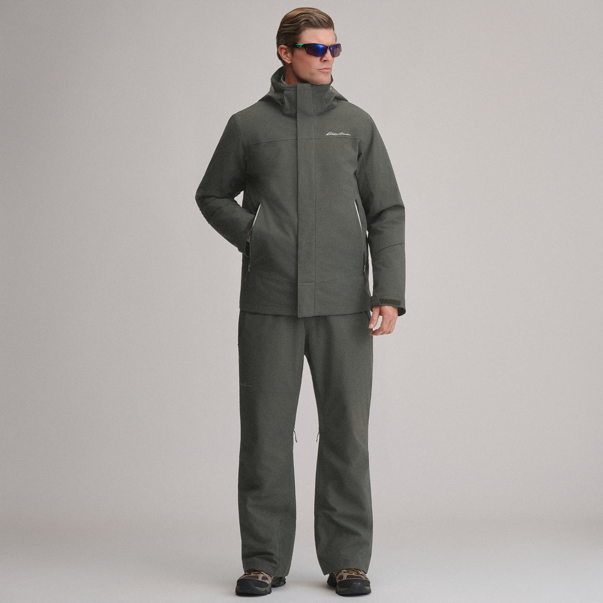 Men's Powder Search 2.0 3-In-1 Waterproof Down Ski Jacket-Carbon-6