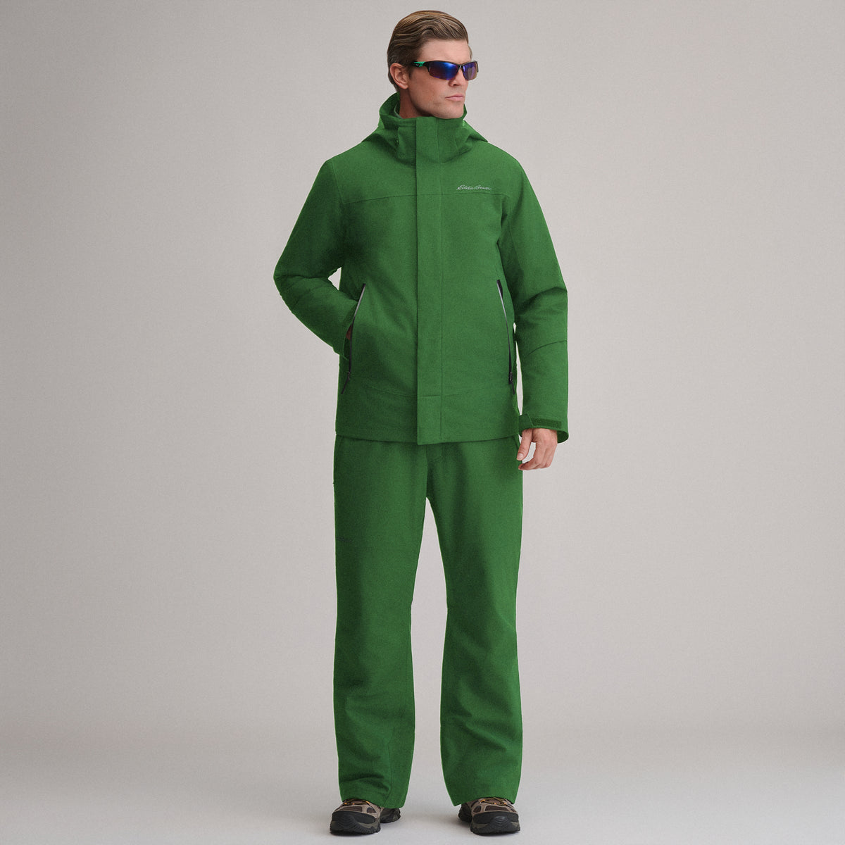 Men's Powder Search 2.0 3-In-1 Waterproof Down Ski Jacket-Guide Green-12