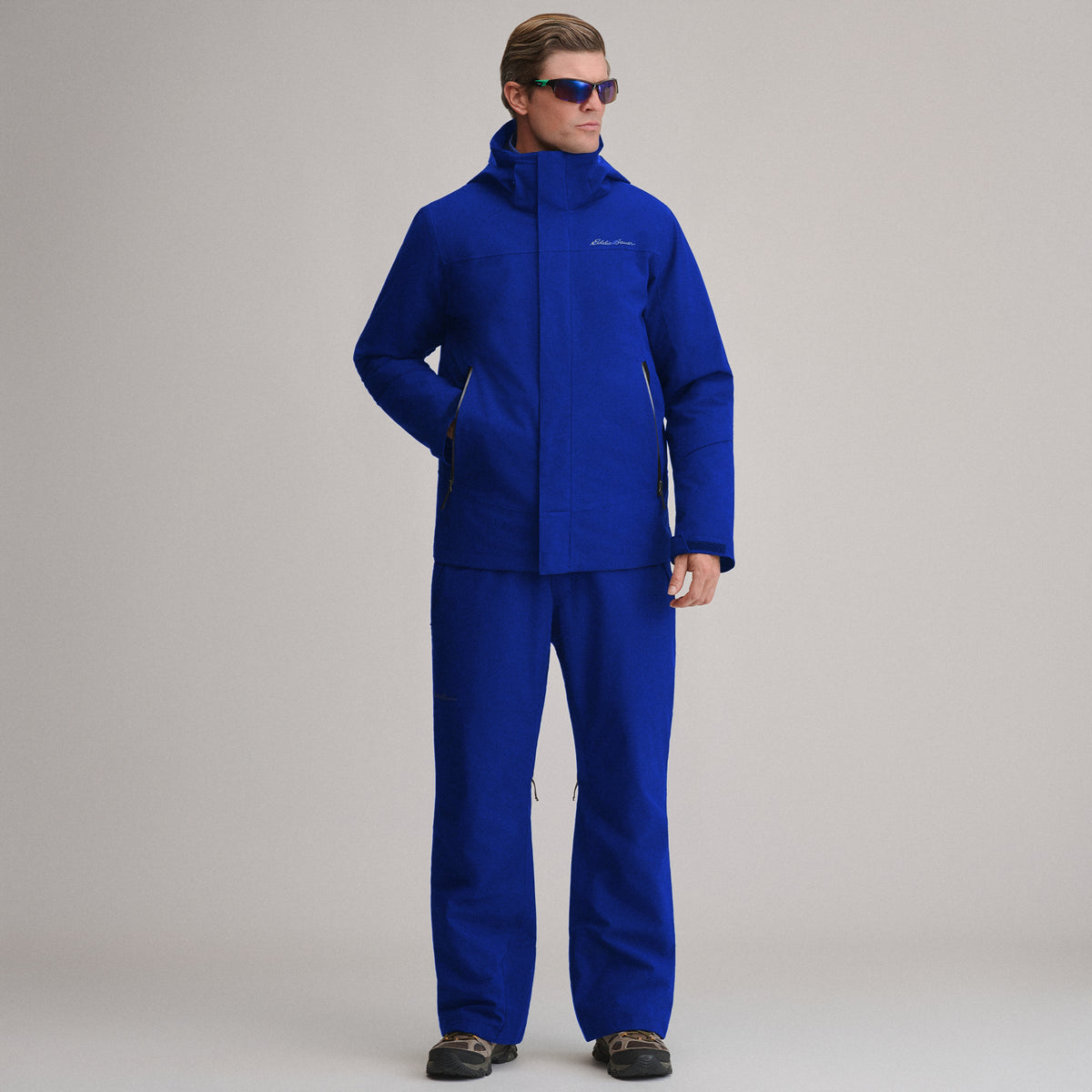 Men's Powder Search 2.0 3-In-1 Waterproof Down Ski Jacket-Whistle Blue-18