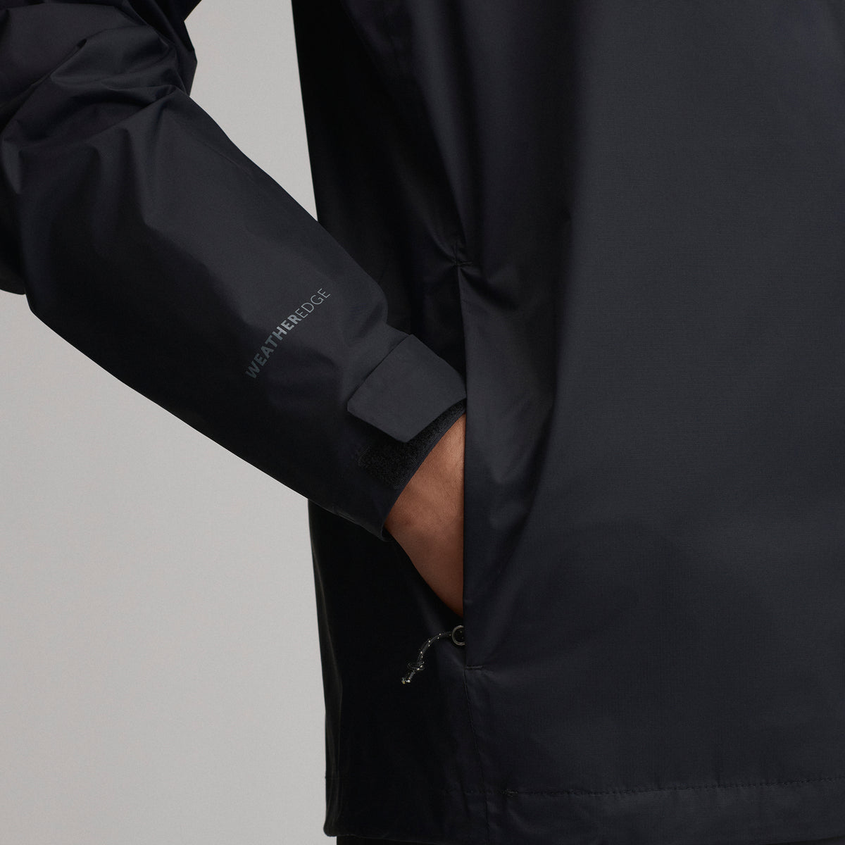 Men's RipPac® Pro Waterproof Hooded Rain Jacket-Black-17