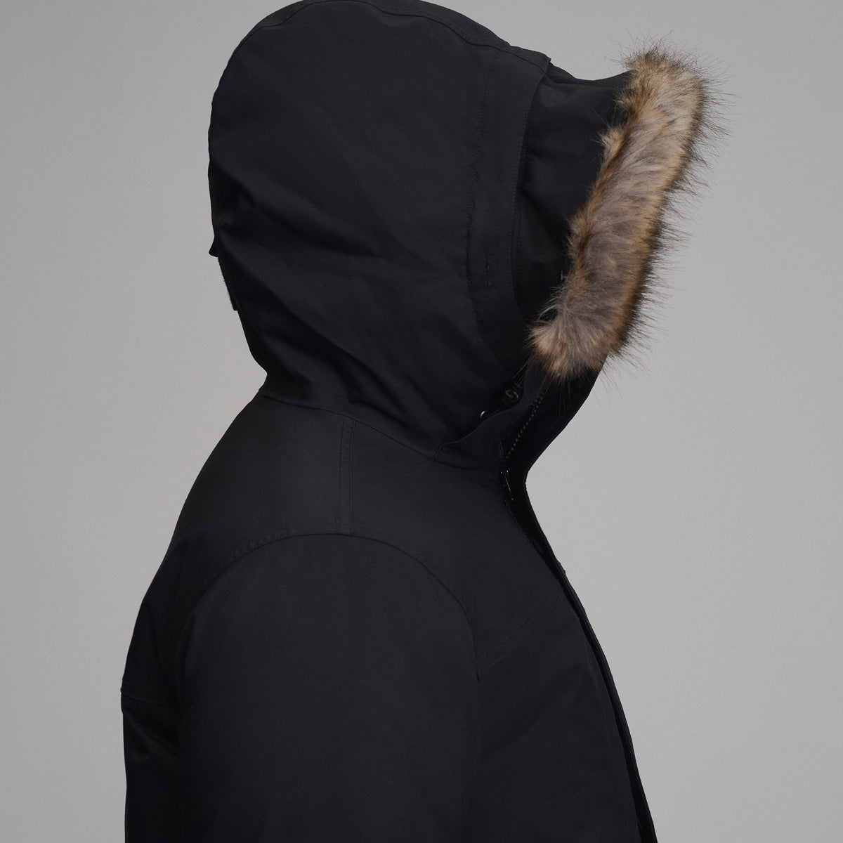 Men's Superior Down Waterproof Hooded Parka-Black-5