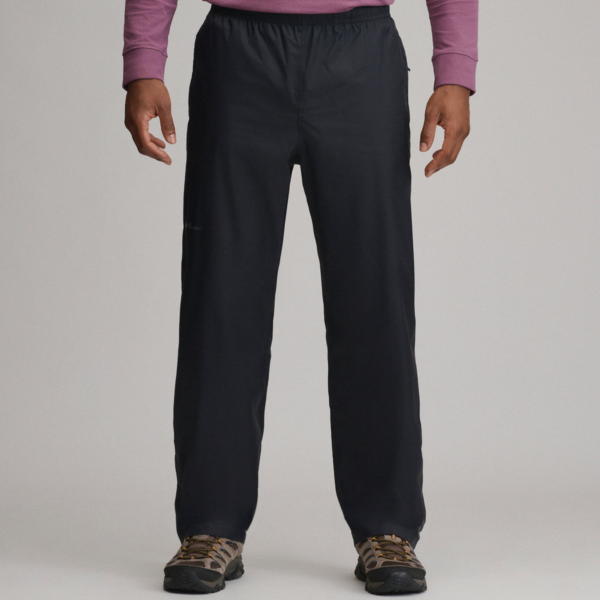 Men's RipPac® Waterproof Rain Pants-Black-1