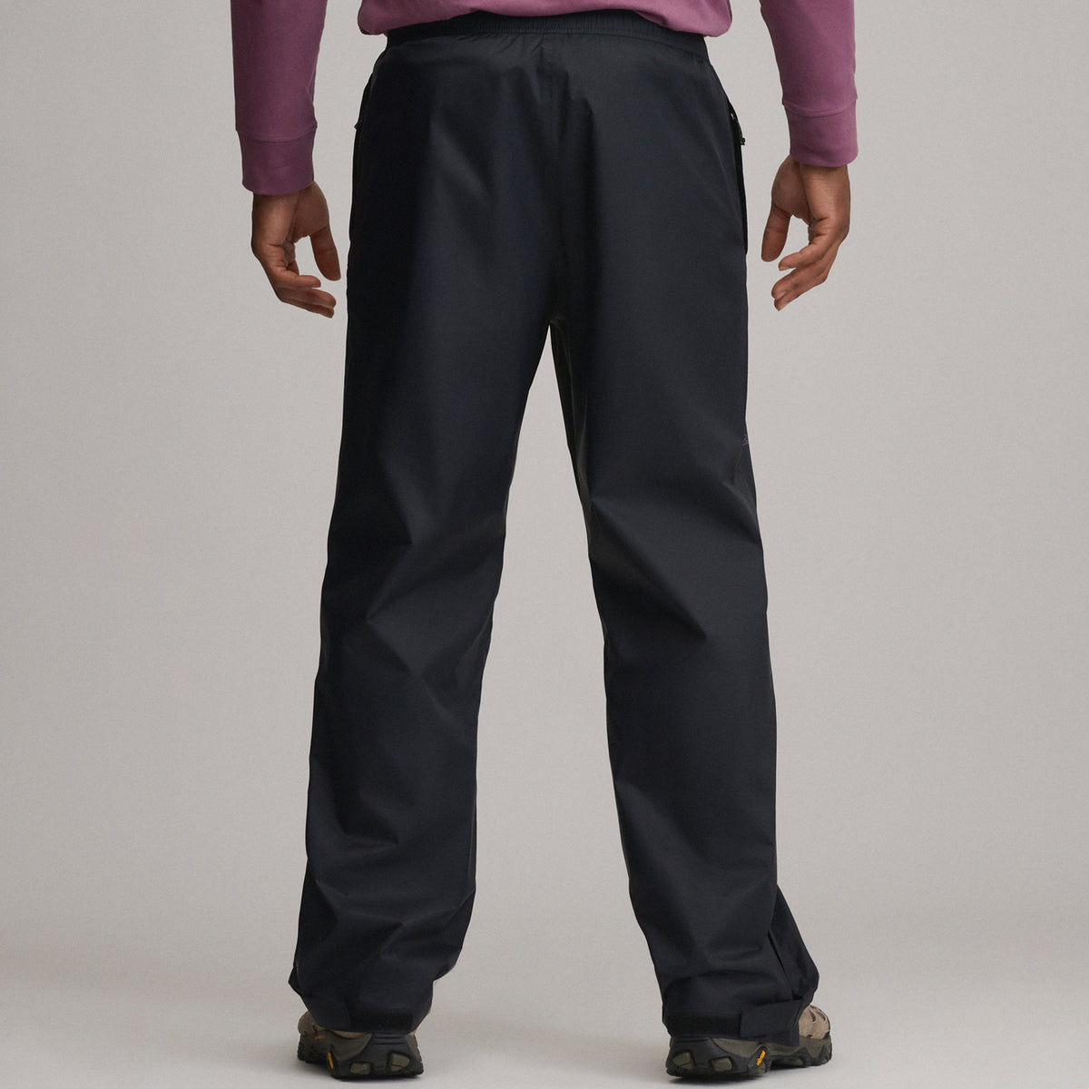 Men's RipPac® Waterproof Rain Pants-Black-2