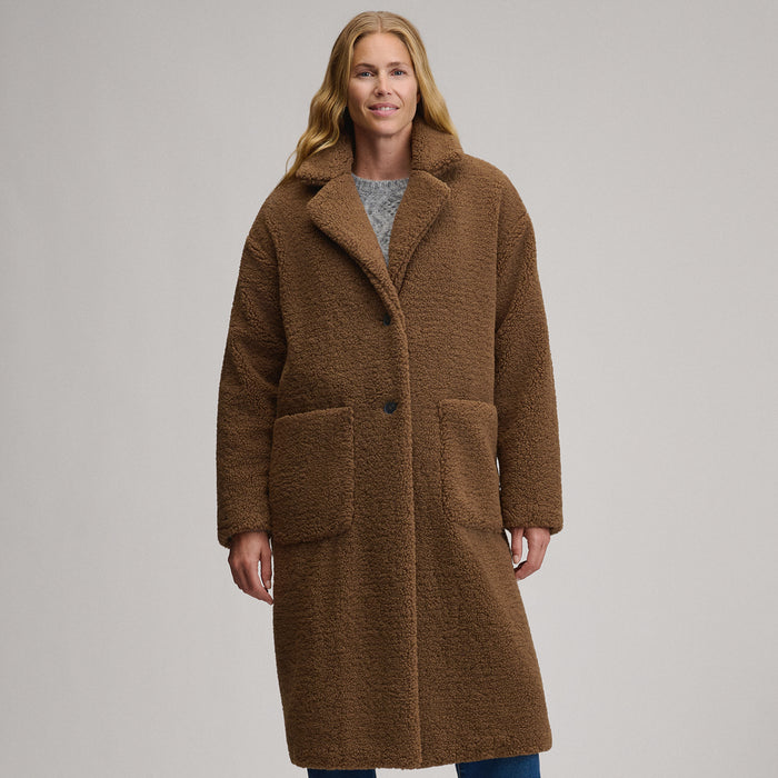 Women's Plush Trench Coat