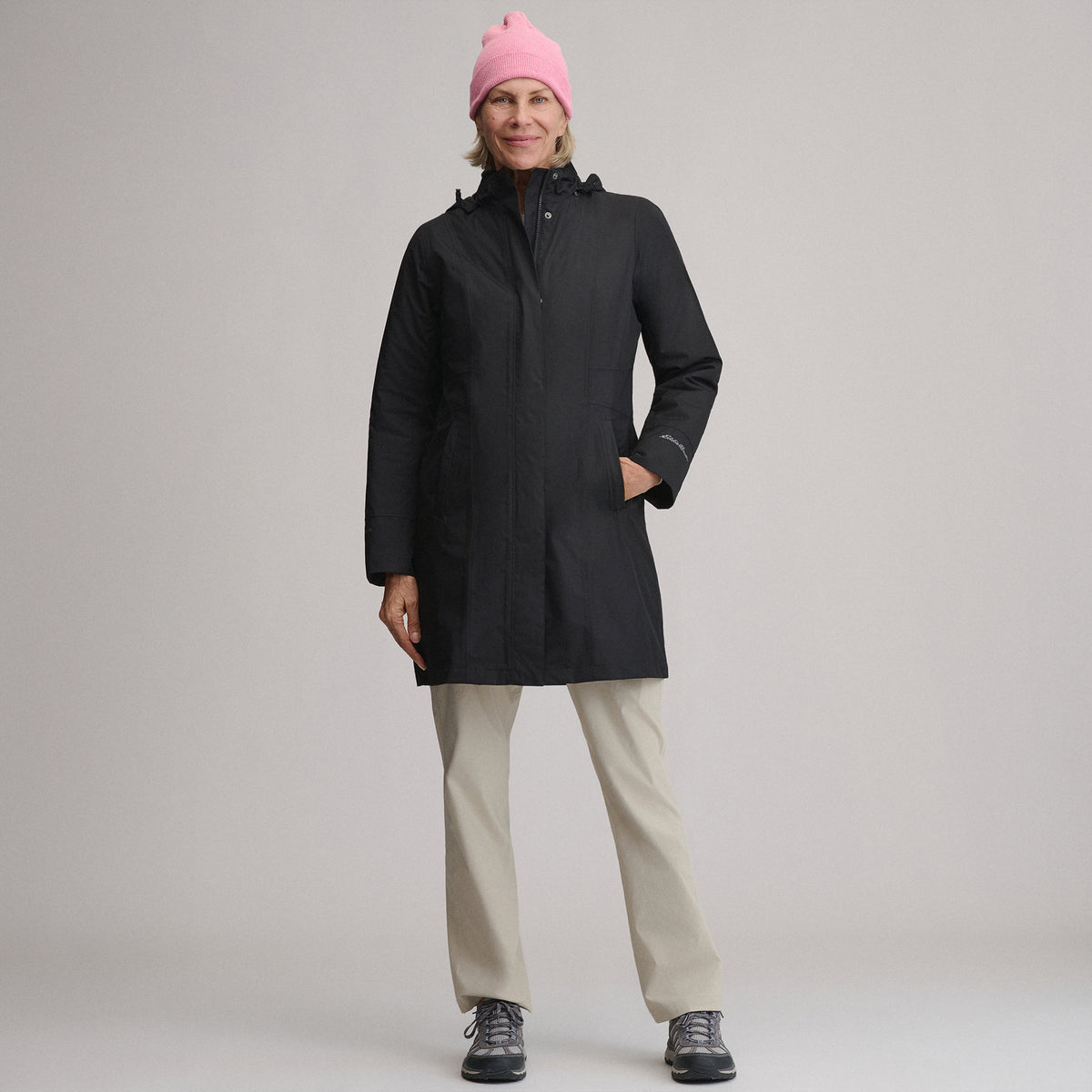 Women's Gotg Insulated Trench-Black-5