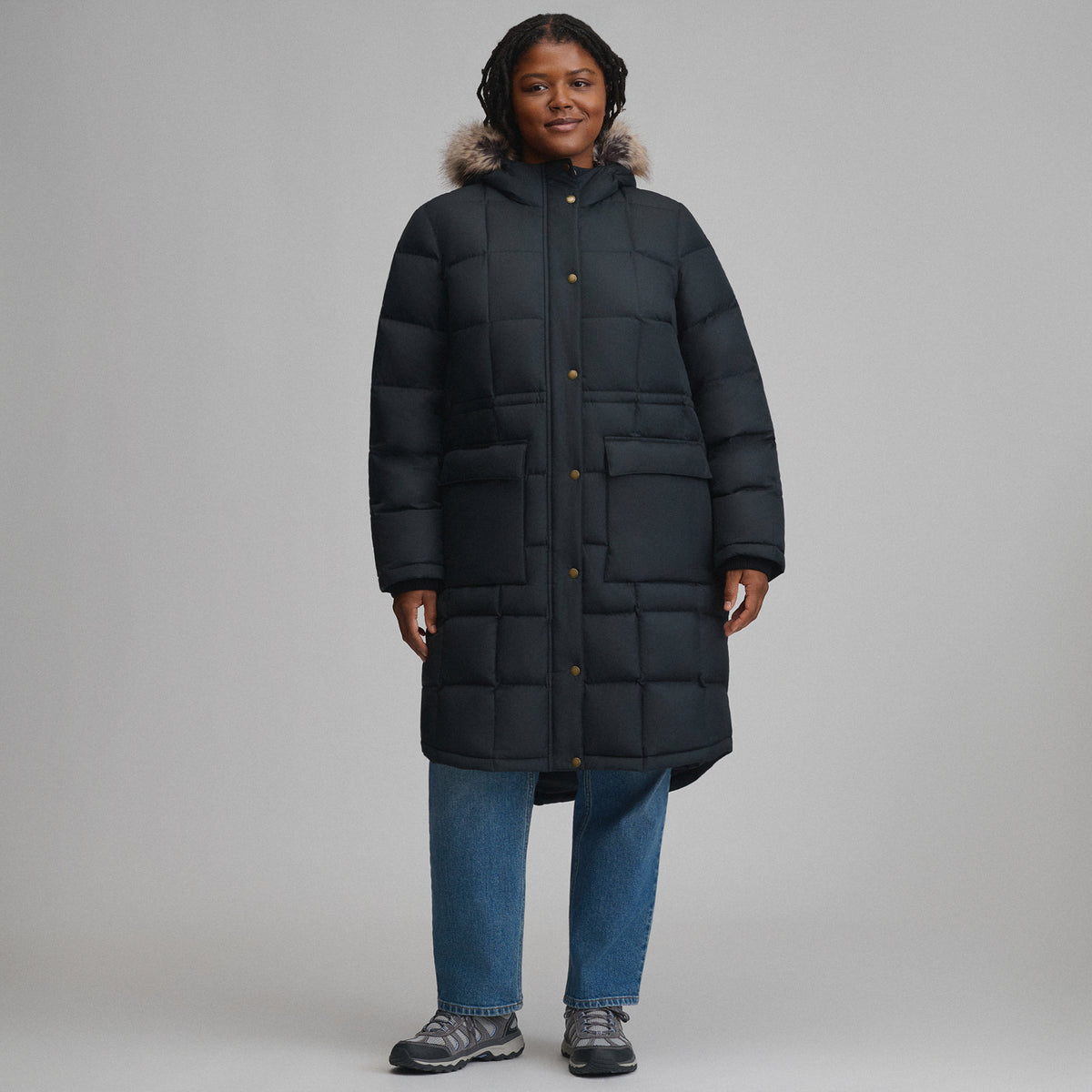 Women's Heritage Parka-Black-8