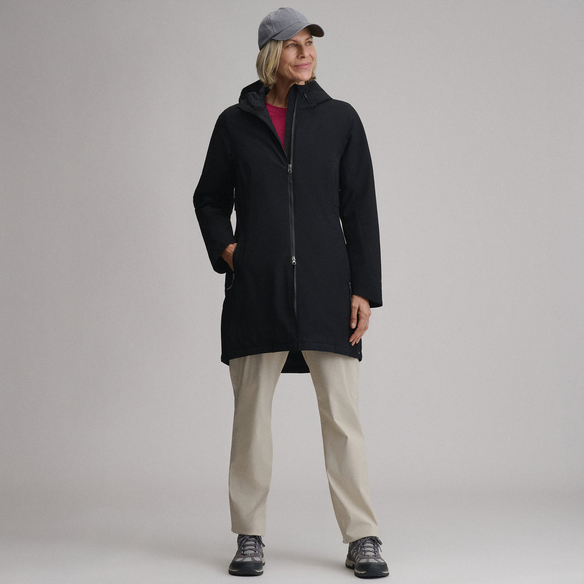Women's Cloud Cap Stretch Insulated Parka-Black-5