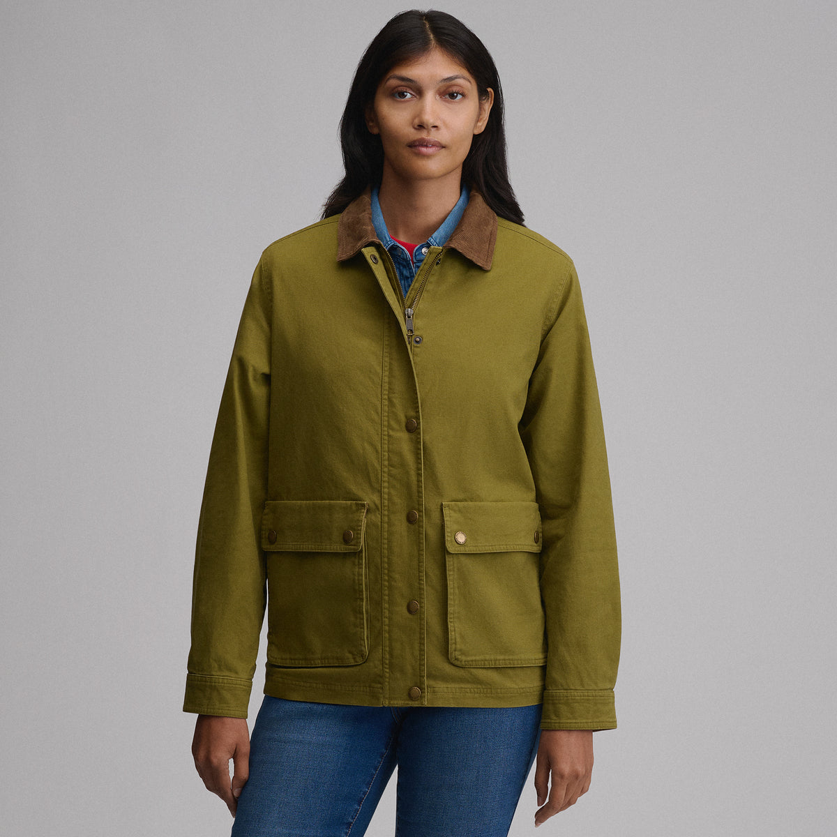 EB Barn Jacket-Seaweed-1