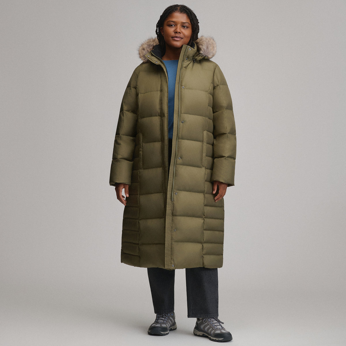 Women's Lodge Down Duffle Jacket-Alder-5