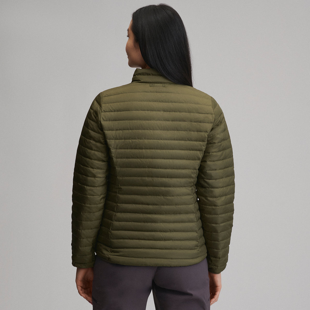 Microlight Down Jacket-Dark Fatigue-10