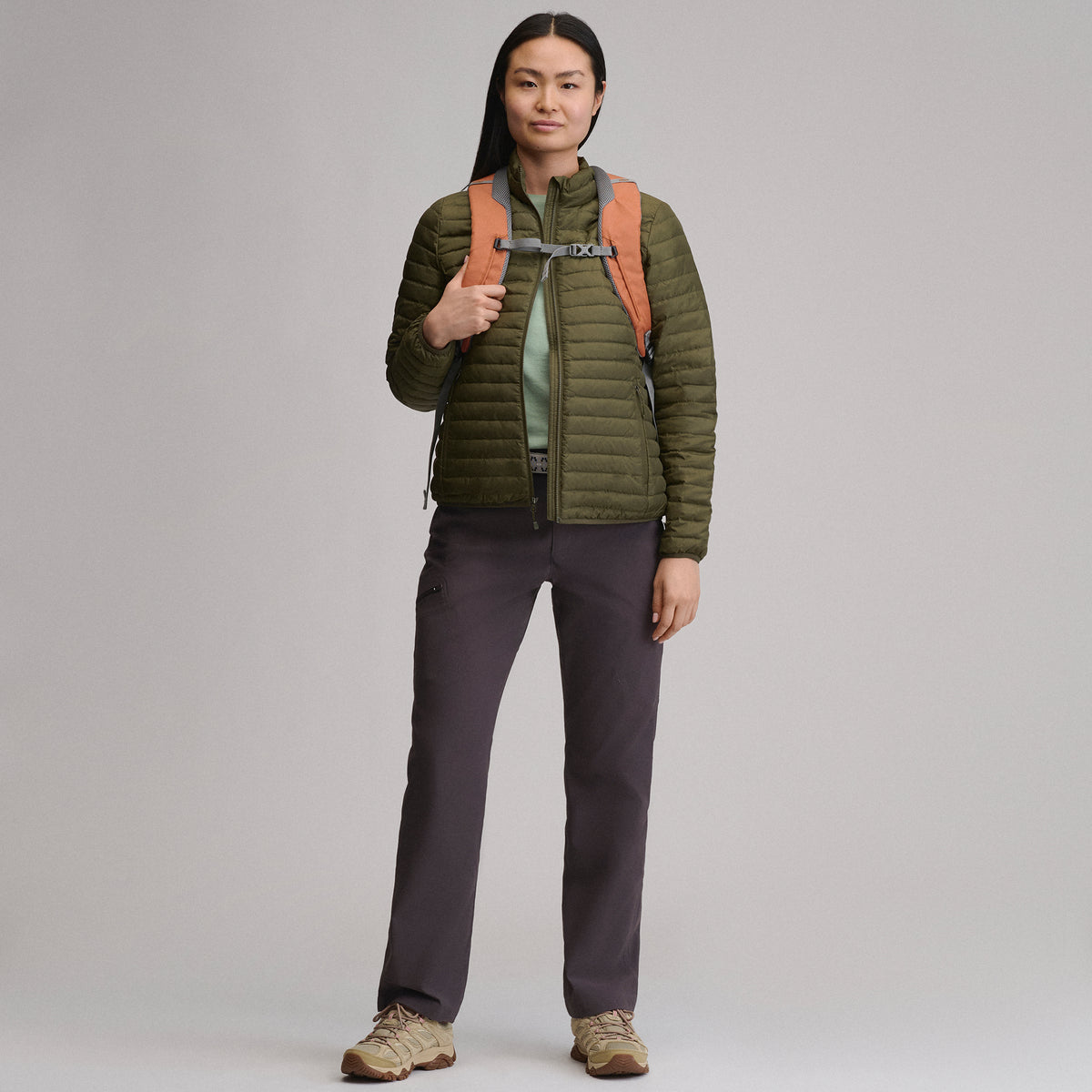 Microlight Down Jacket-Dark Fatigue-12