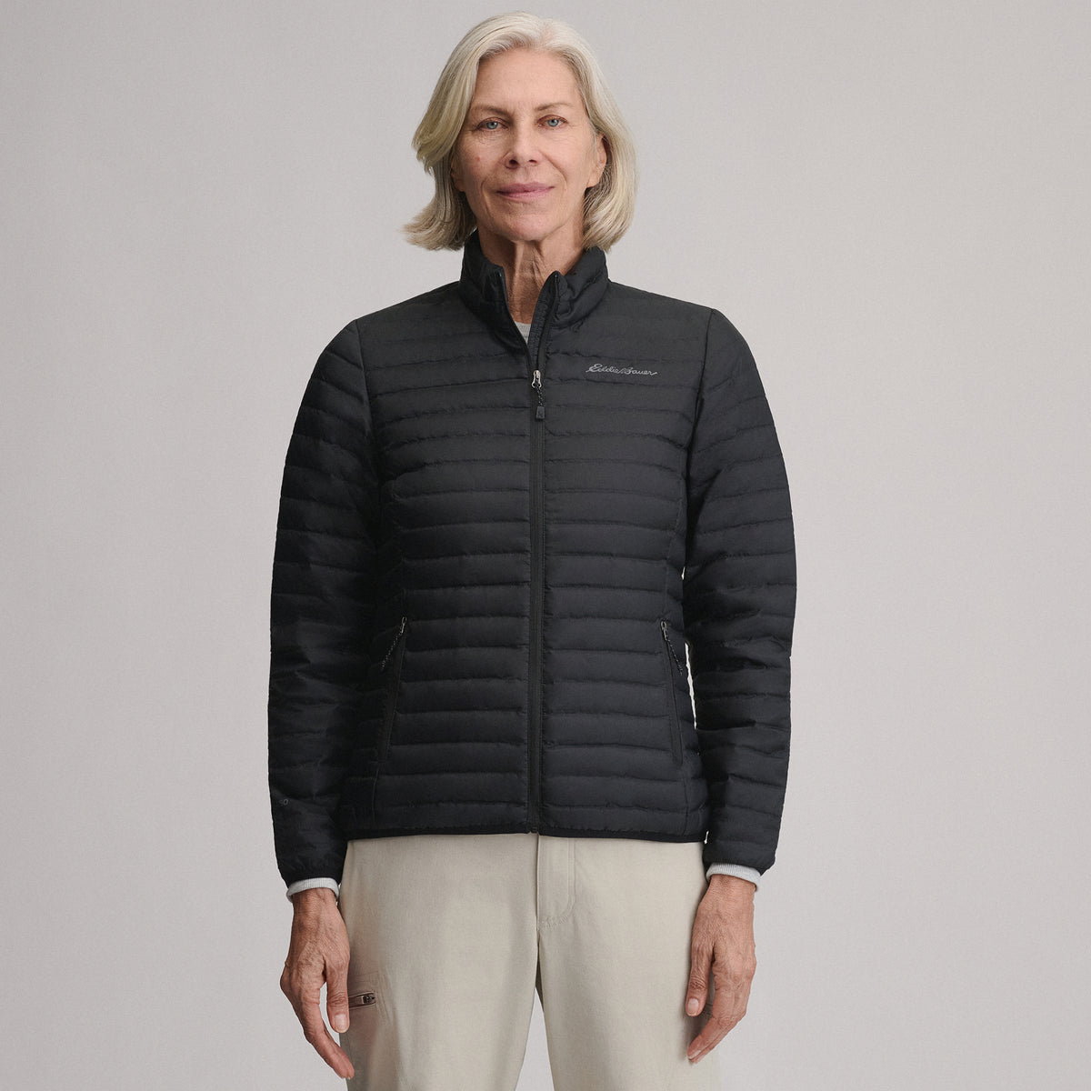 Women's Microlight Down Jacket-Onyx-1