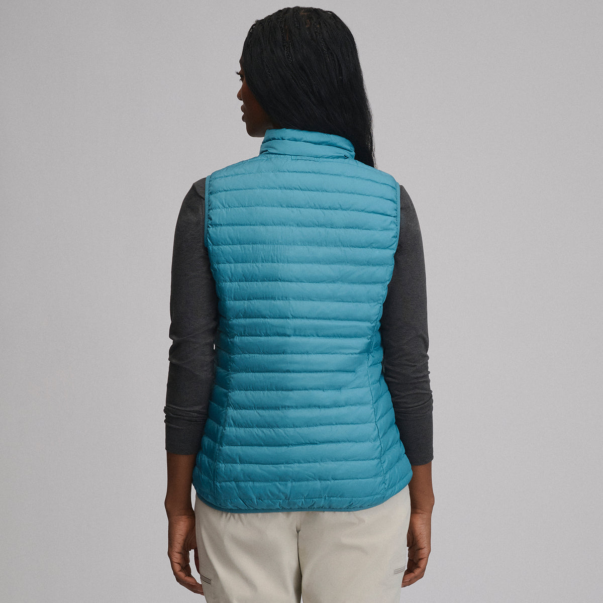 Microlight Down Vest-Azure-2
