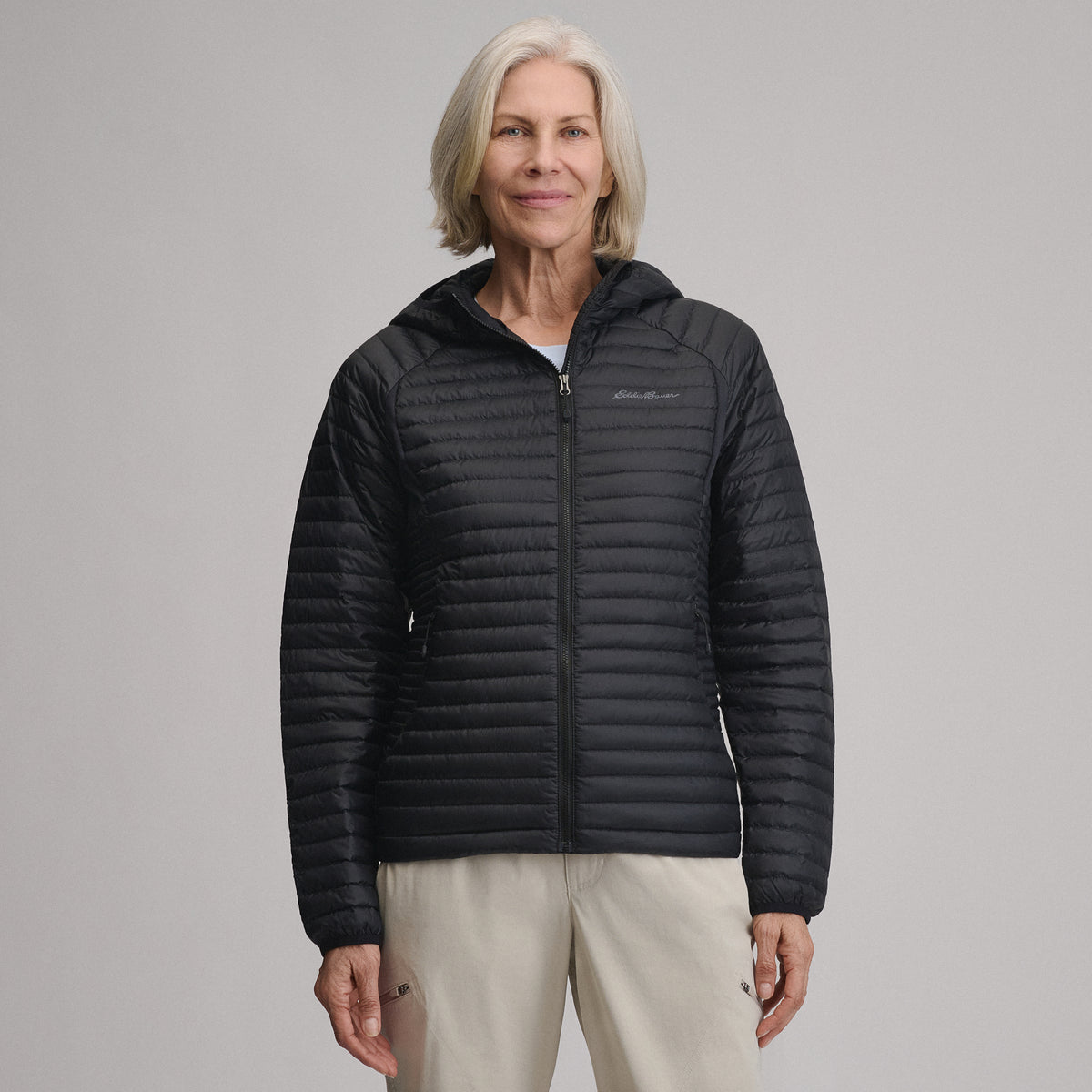 Women's MicroTherm® 2.0 Down Hooded Jacket-Black-6