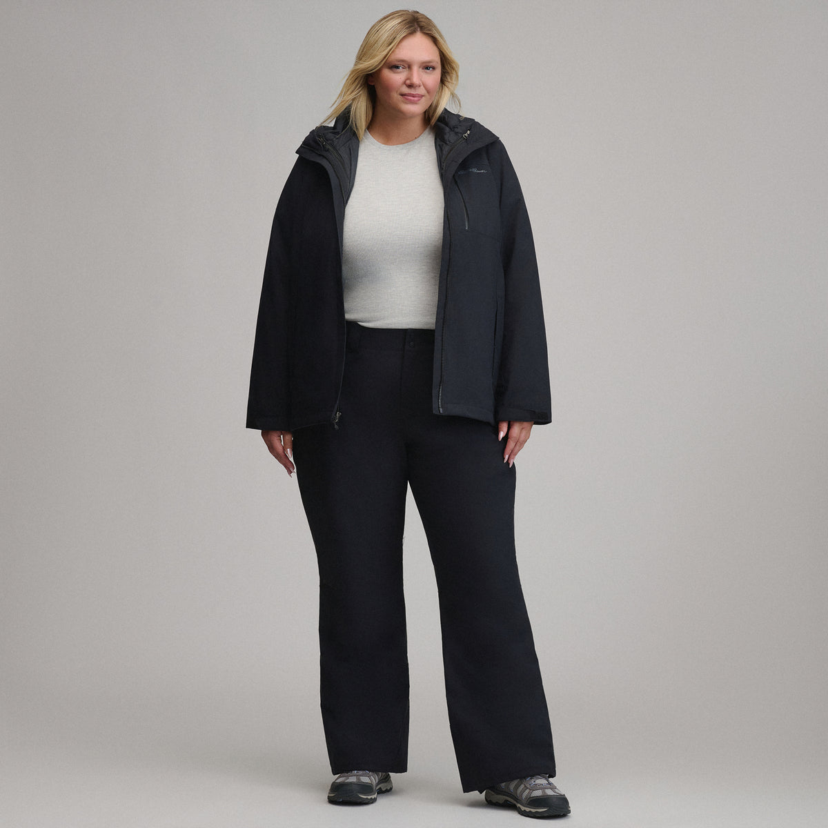 Women's Powder Search Insulated 3-in-1 Jacket-Black-17
