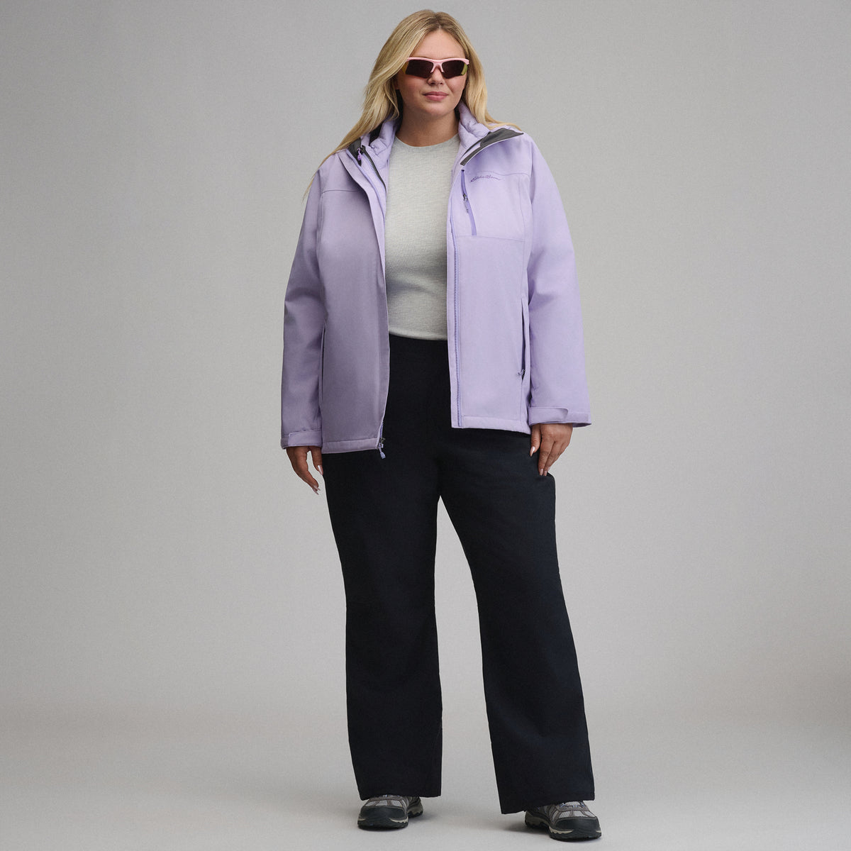 Women's Powder Search Insulated 3-in-1 Jacket-Lavender Mist-25