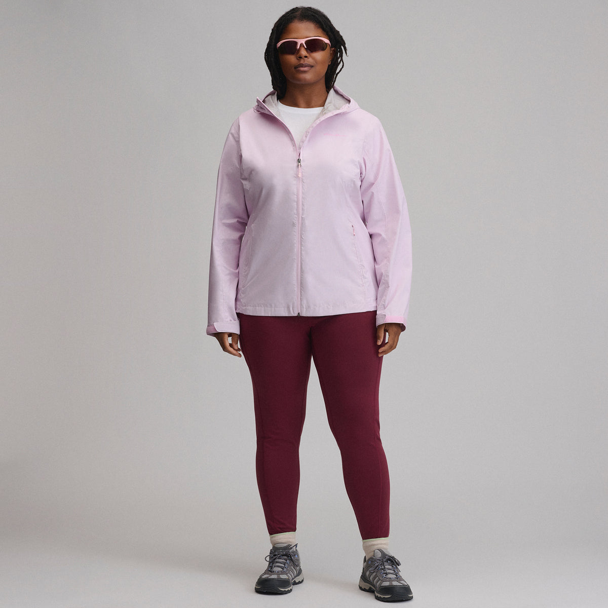 Women's RipPac® Pro Waterproof Hooded Rain Jacket-Light Pink-23