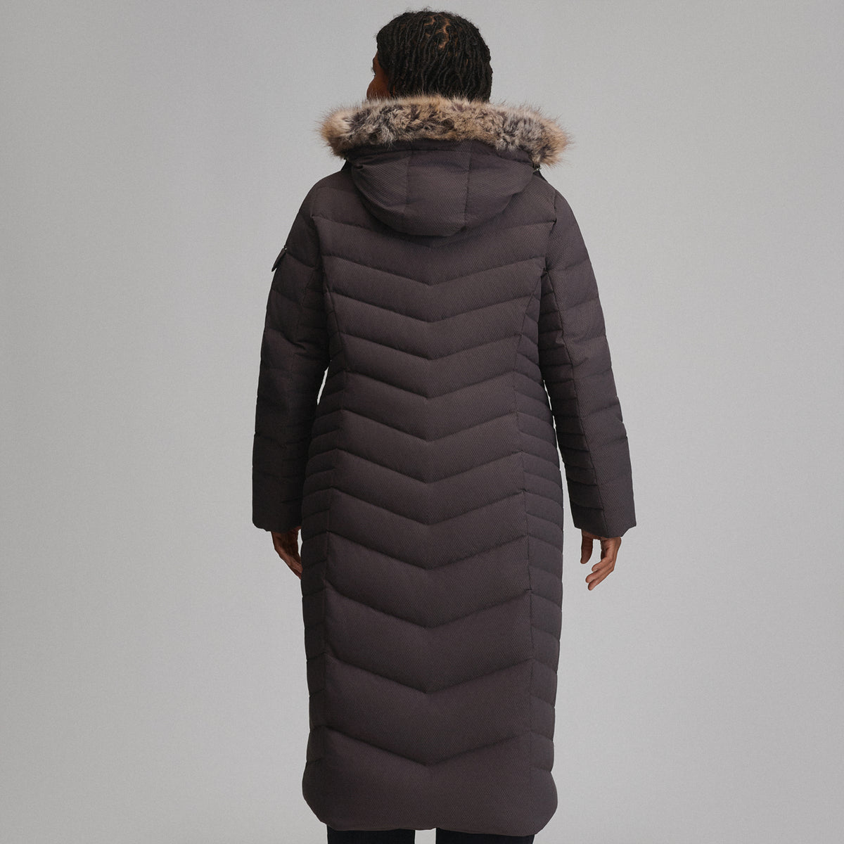 Women's Sun Valley Down Duffle Jacket-Aubergine-3