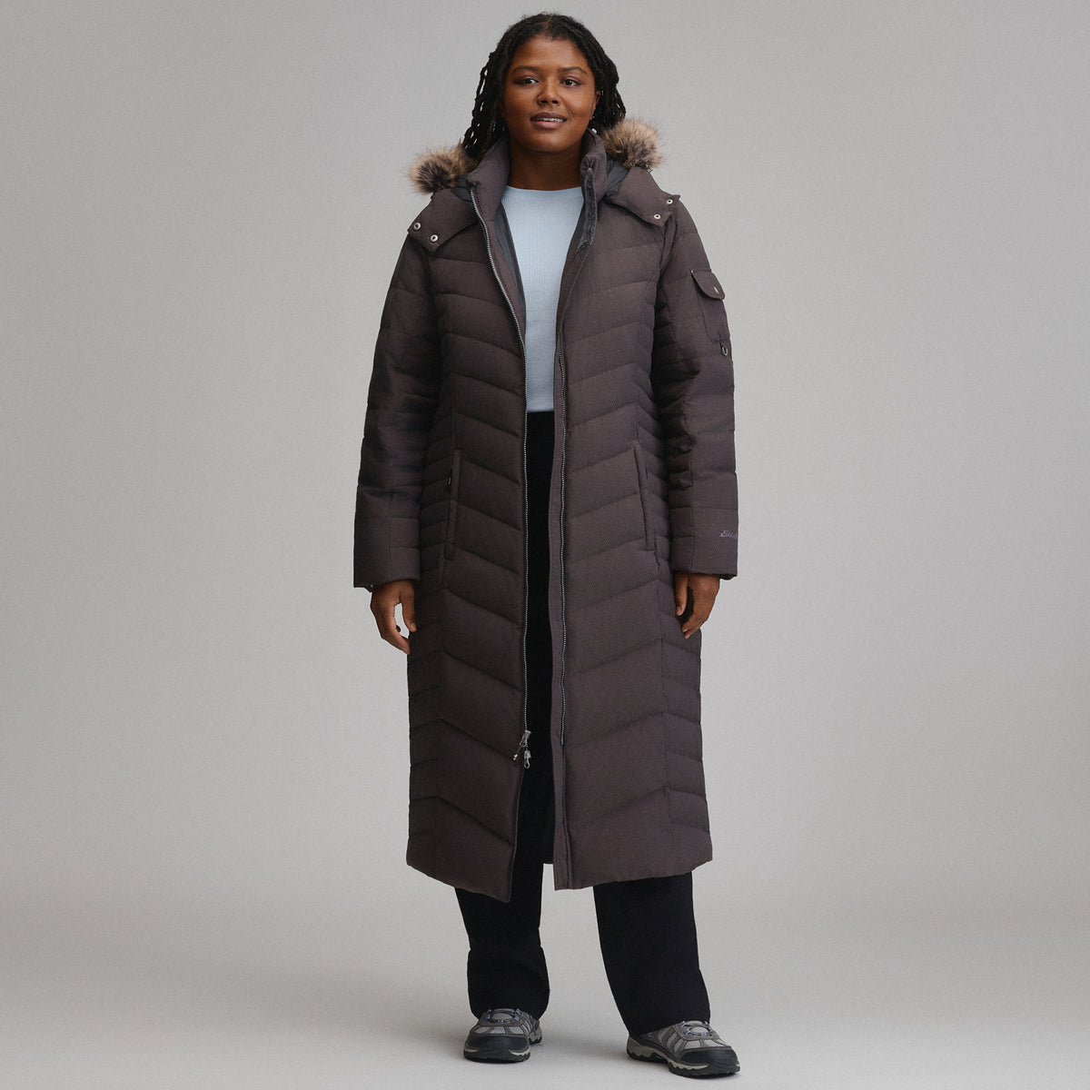 Women's Sun Valley Down Duffle Jacket-Aubergine-10