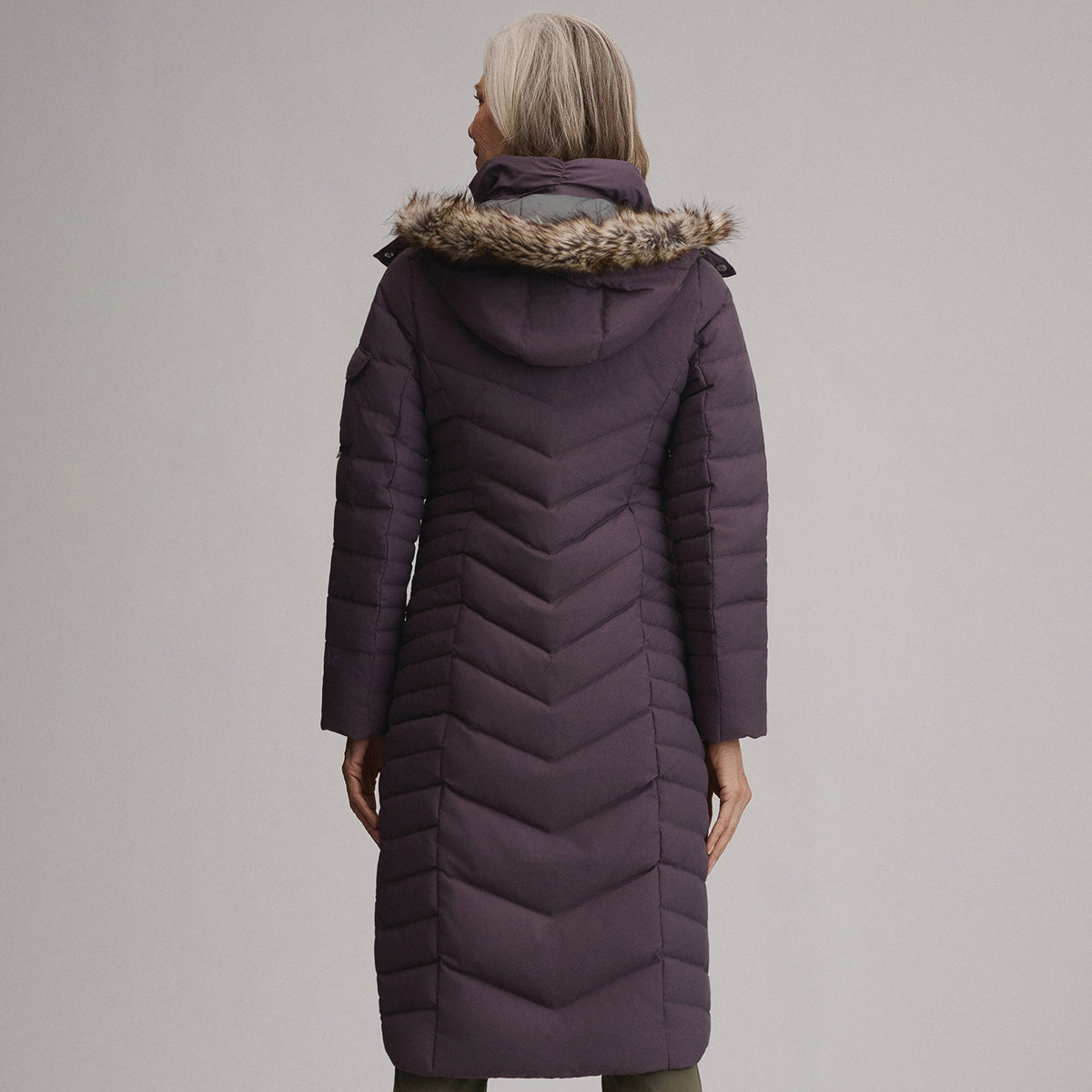 Women's Sun Valley Down Duffle Jacket-Aubergine-4