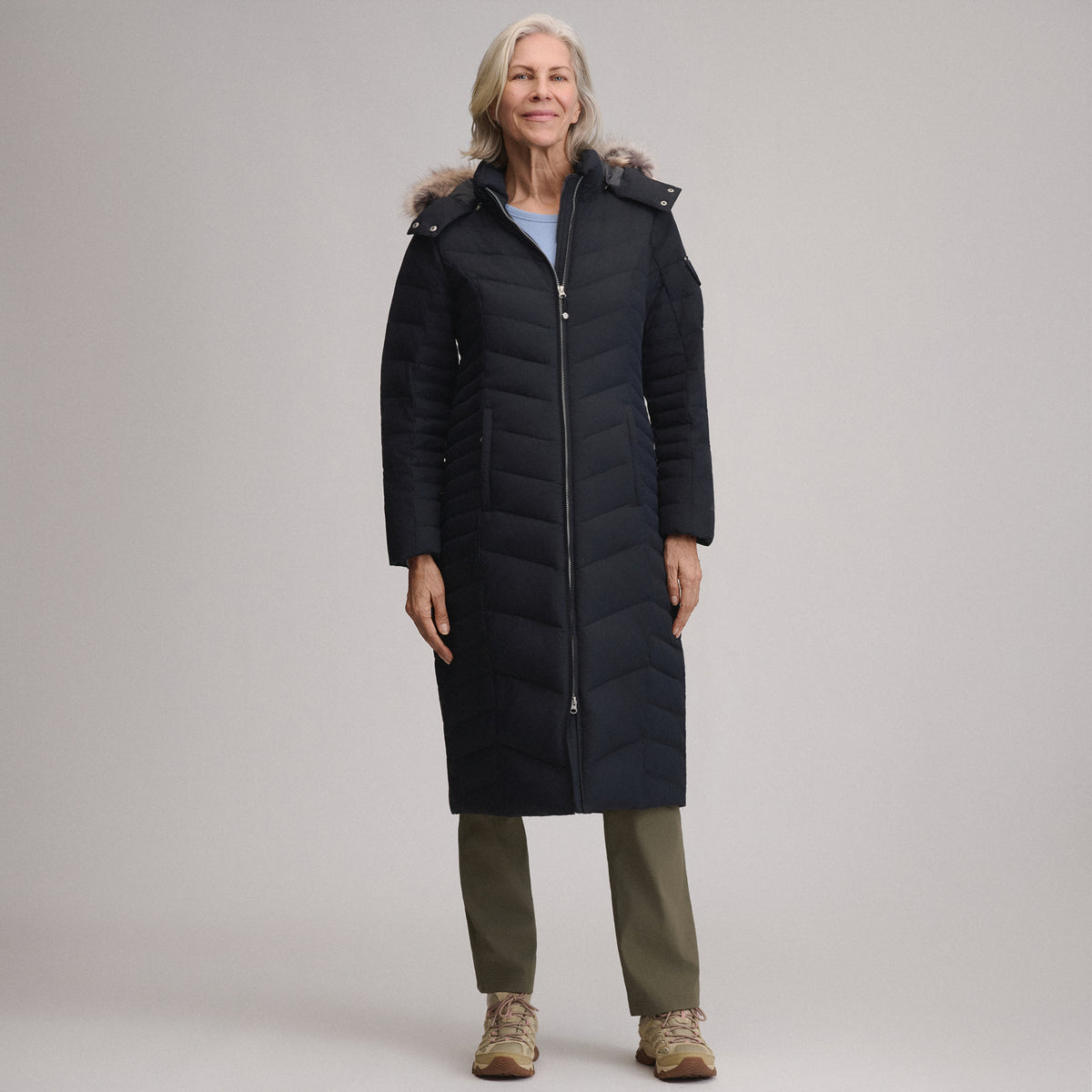 Women's Sun Valley Down Duffle Jacket-Black-22