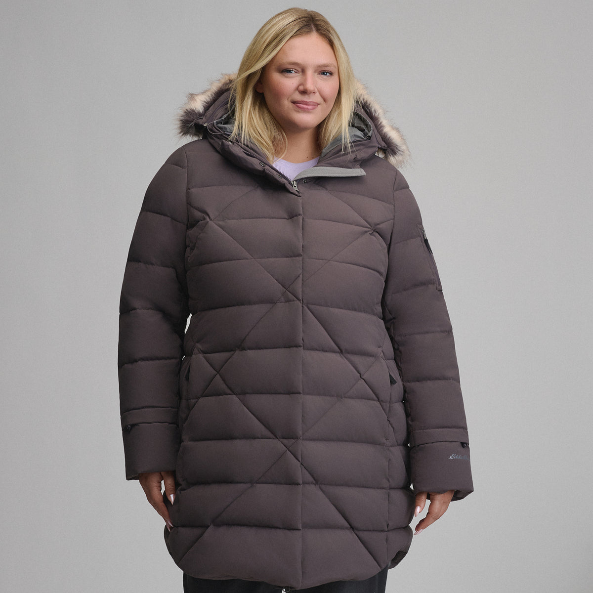 Women's Sun Valley Frost Down Parka-Aubergine-1