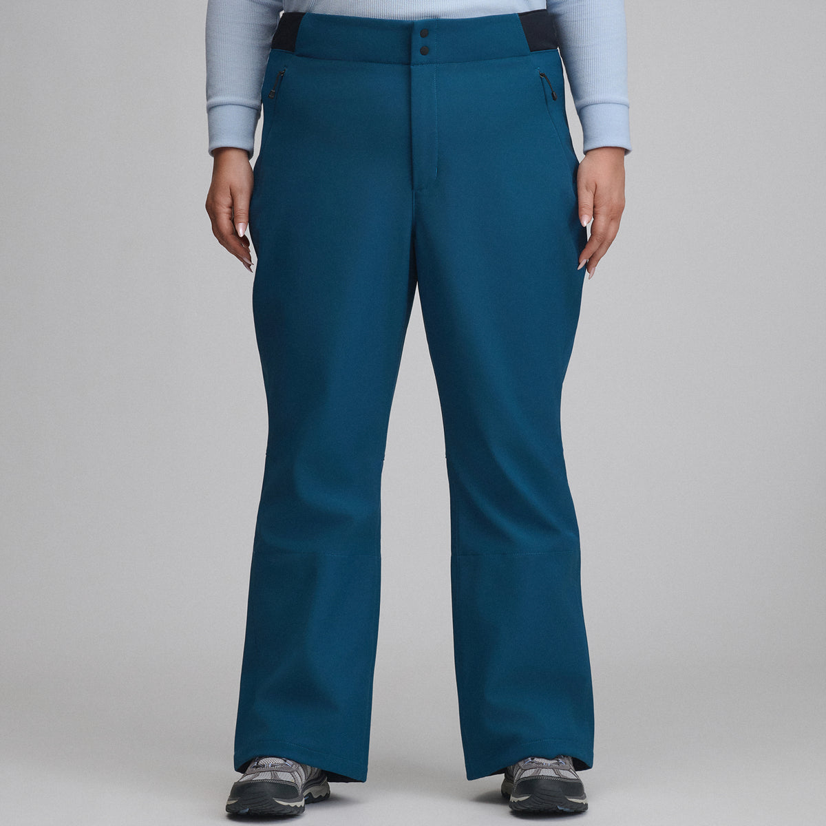 Women's Alpenglow High Rise Stretch Ski Pants-Marine-6