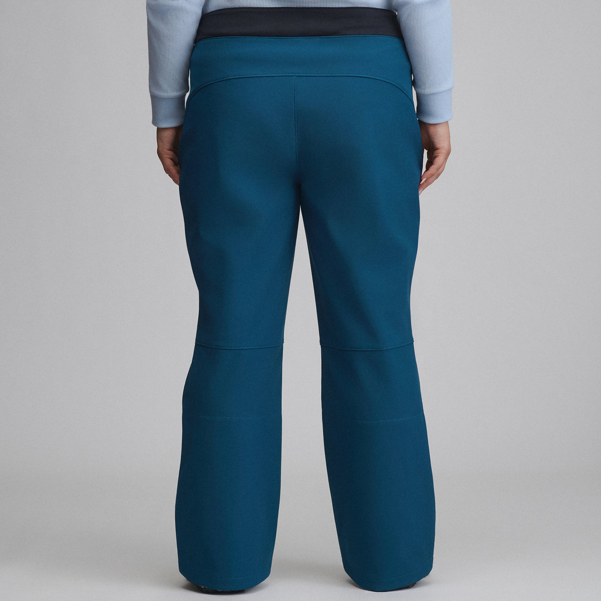 Women's Alpenglow High Rise Stretch Ski Pants-Marine-7