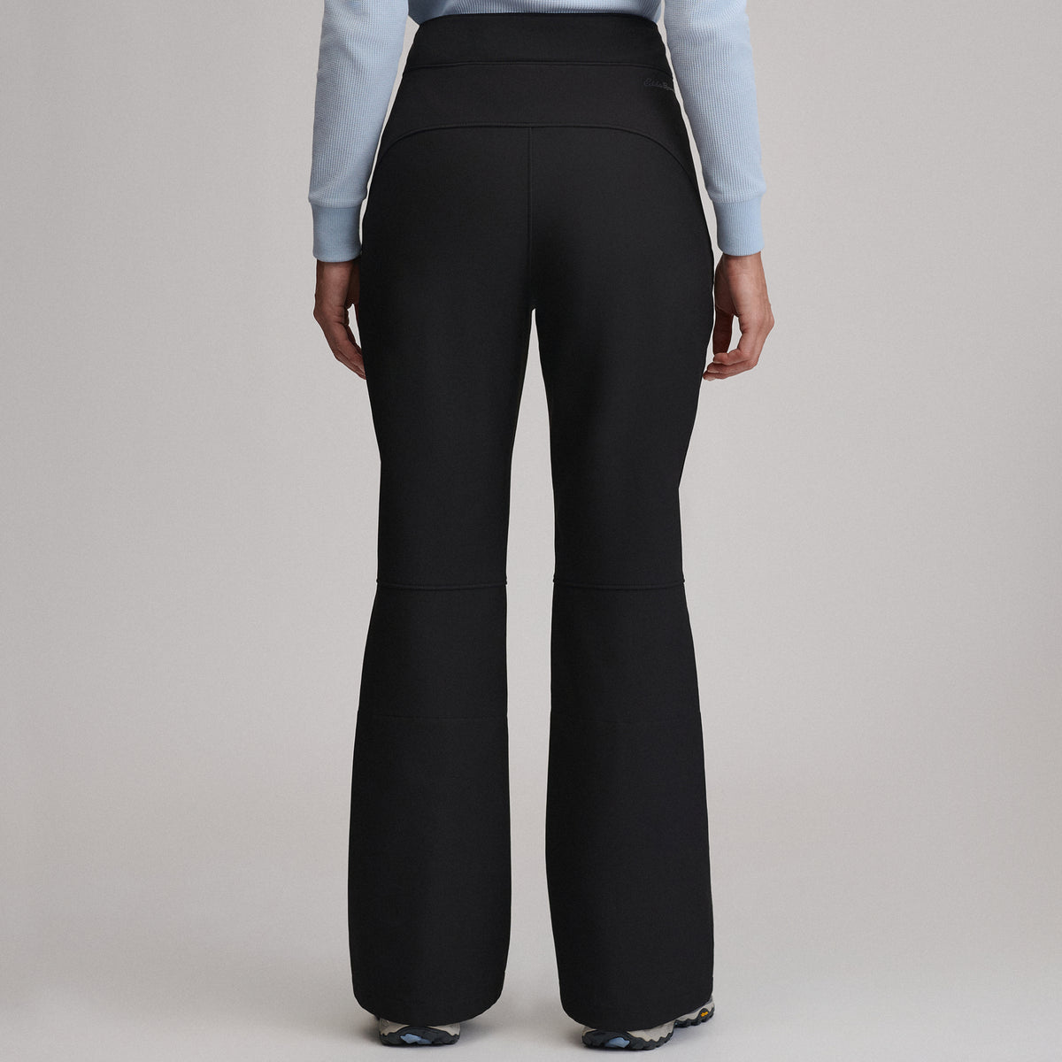 Women's Alpenglow High Rise Stretch Ski Pants-Black-2