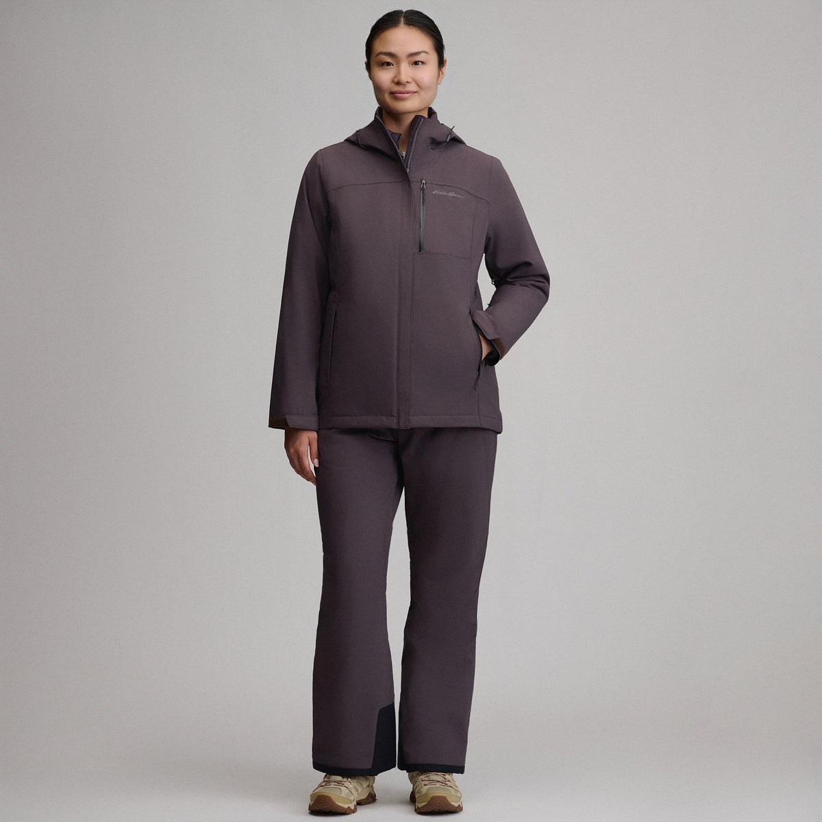 Women's Powder Search Insulated Pants-Aubergine-5